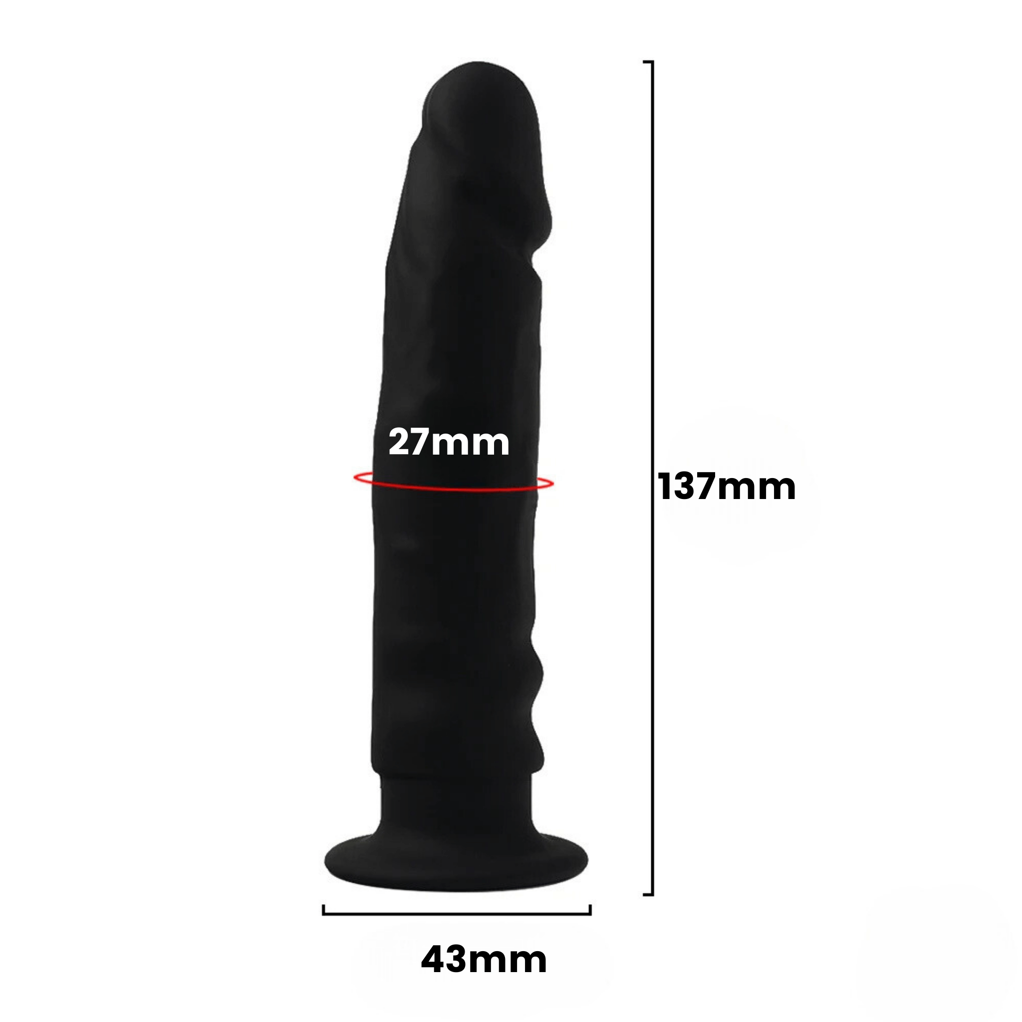 Small Silicone Dildo (13cm) - 4Play Essentials