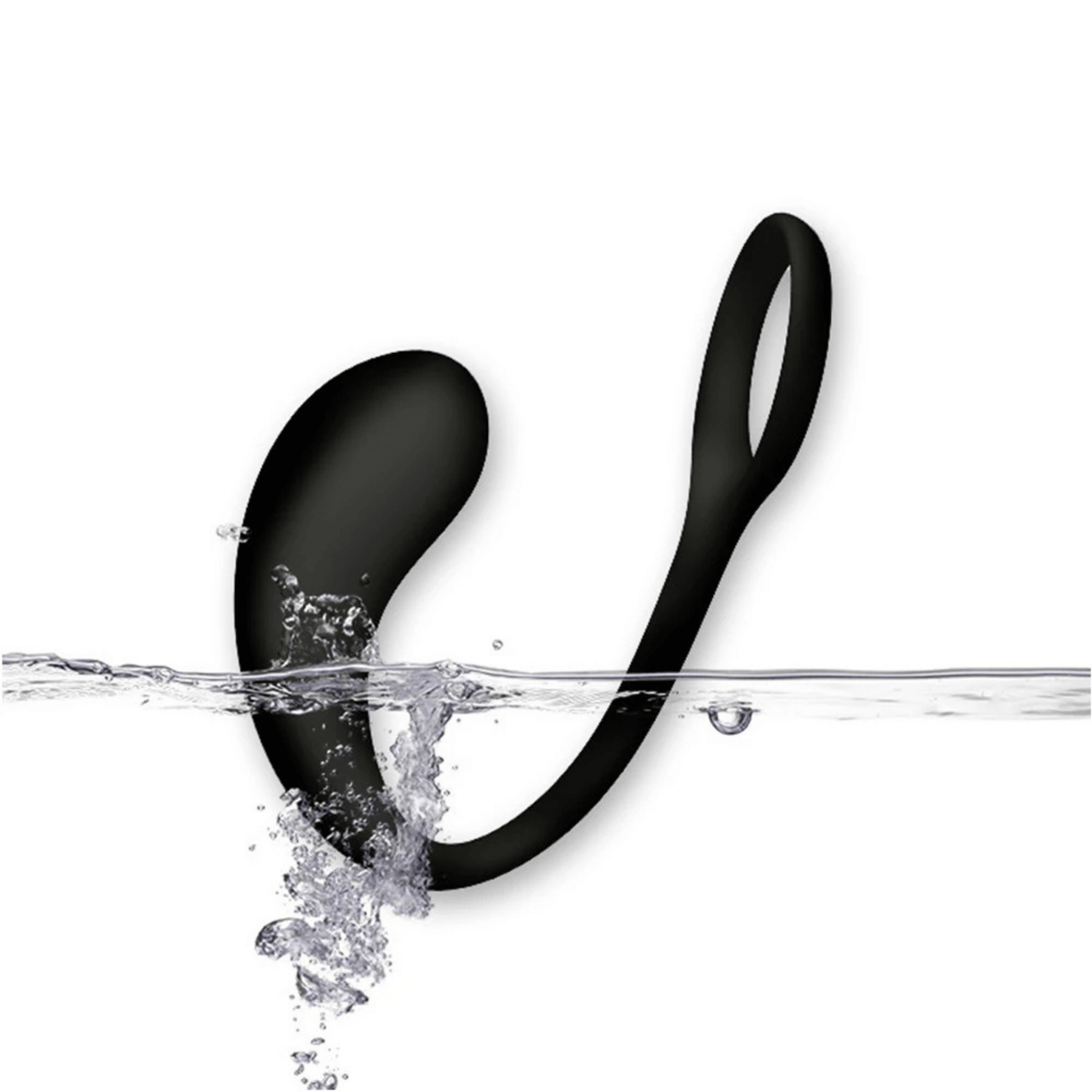 Silicone Prostate Massager with cock ring - 4Play Essentials