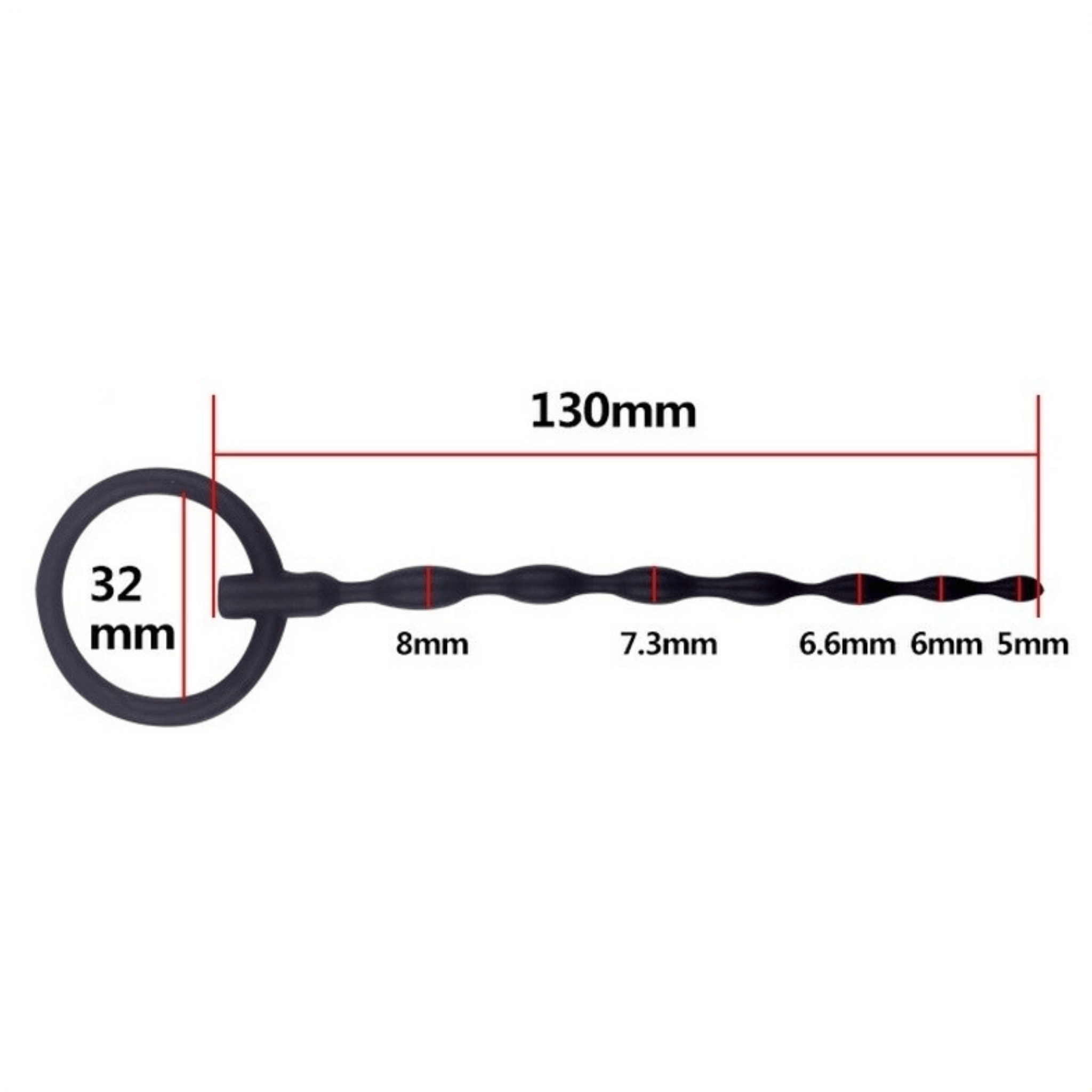 Silicone Beaded Probe Penis Sound - 4Play Essentials