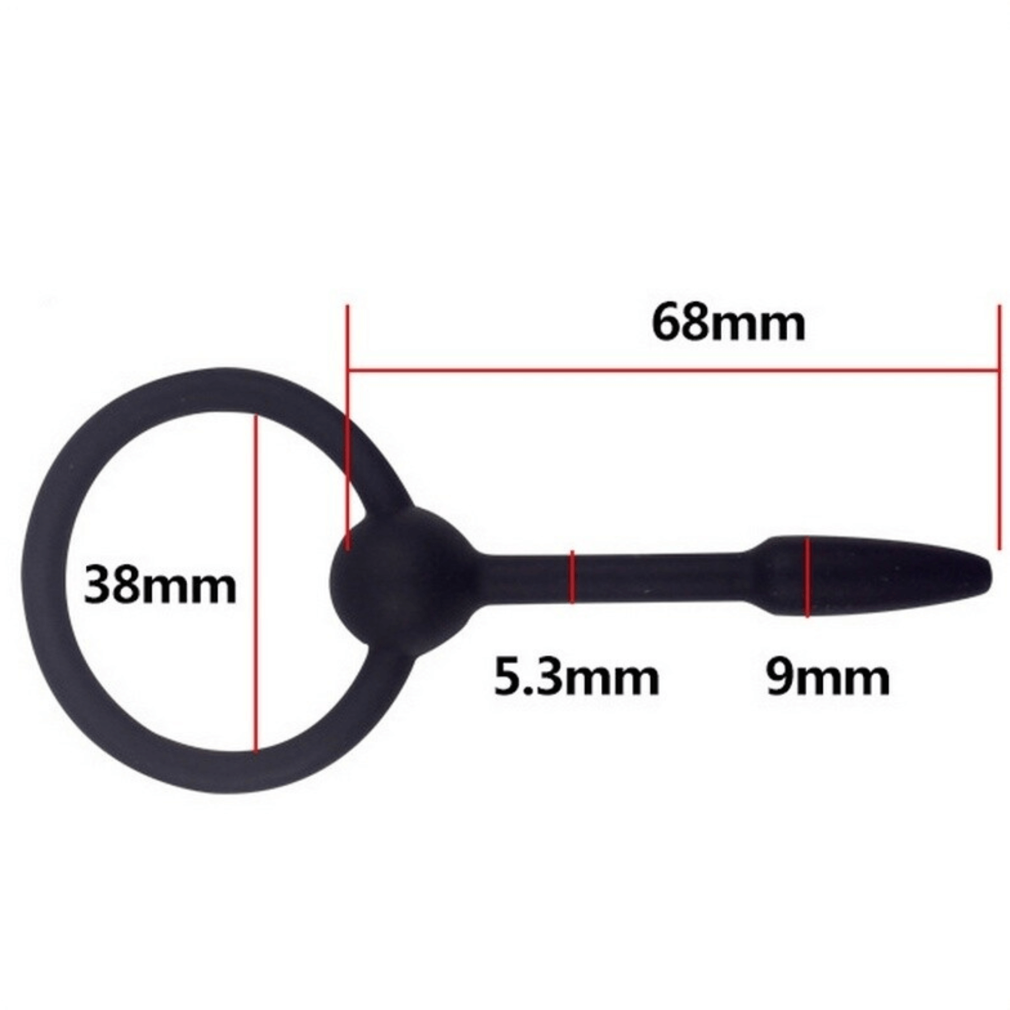 Silicone Cum-Thru Penis Sound - 4Play Essentials