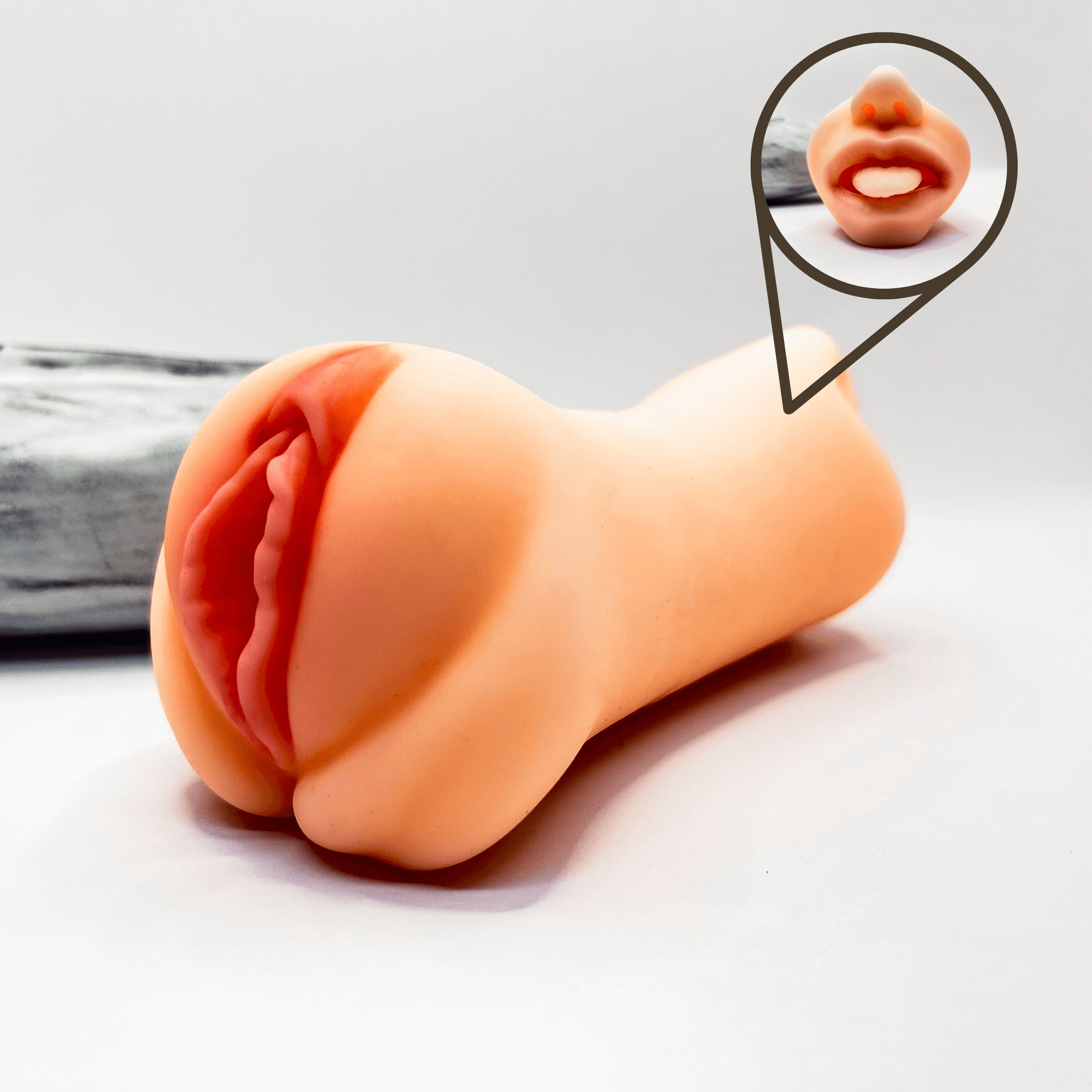 2 in 1 masturbator with nose