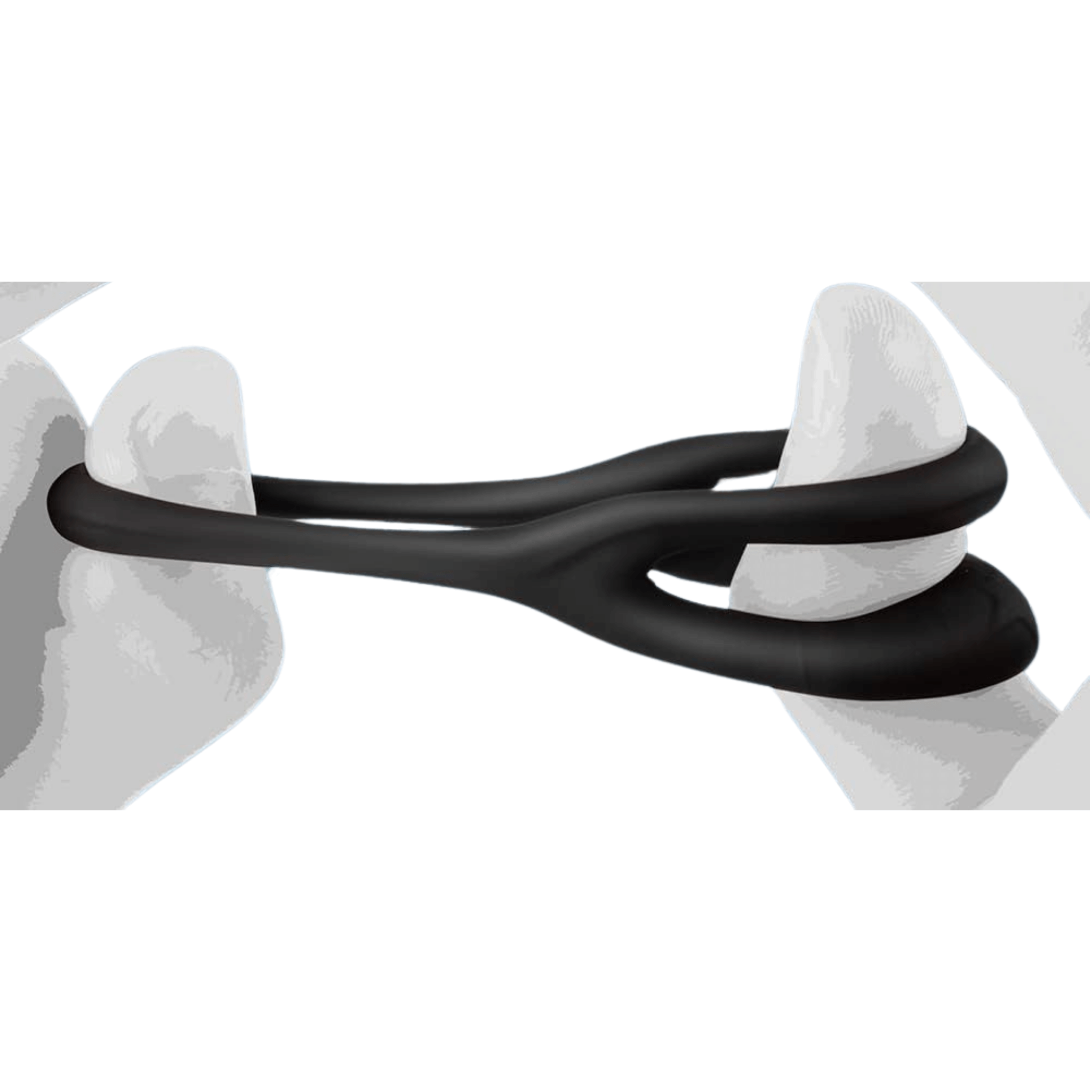 Max Erect Silicone Triple Cock and Balls Ring - 4Play Essentials