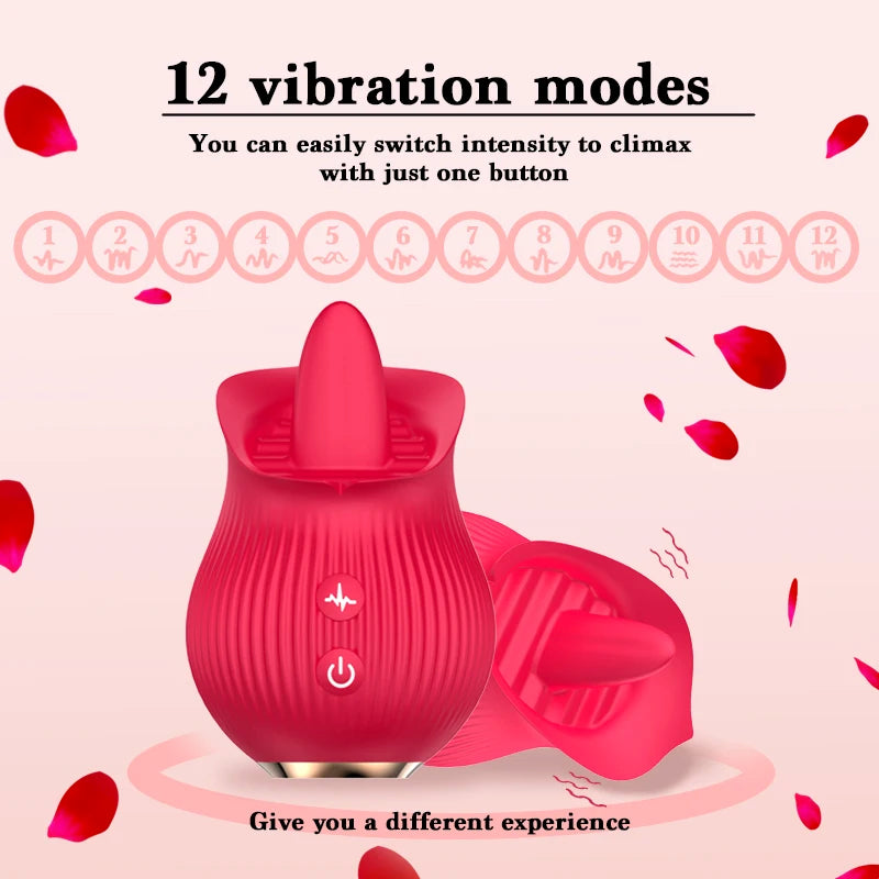 TeasePetal Clitoral Tongue Vibrator