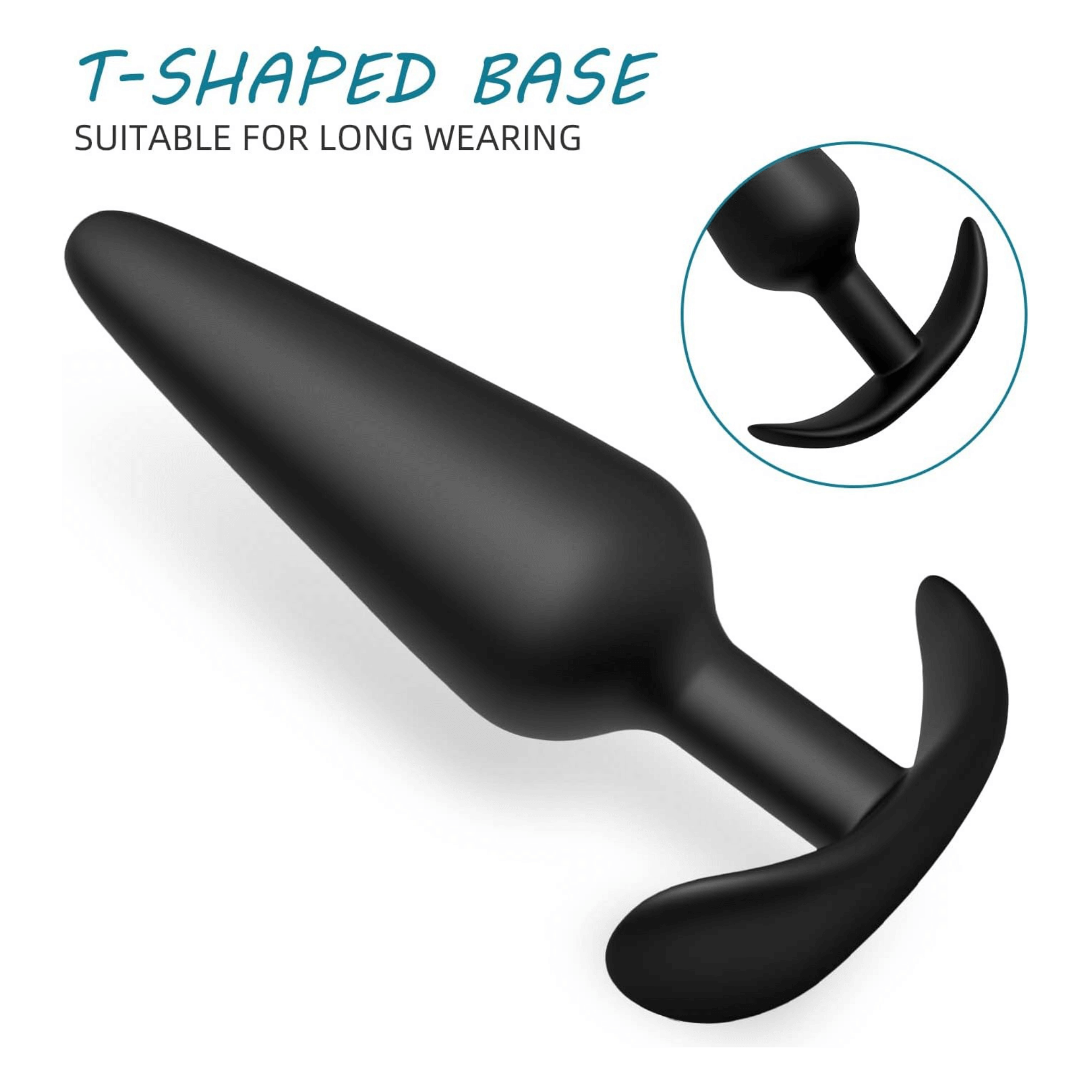 Anchor Base Trio Silicone Butt Plug Set (3pcs) - 4Play Essentials