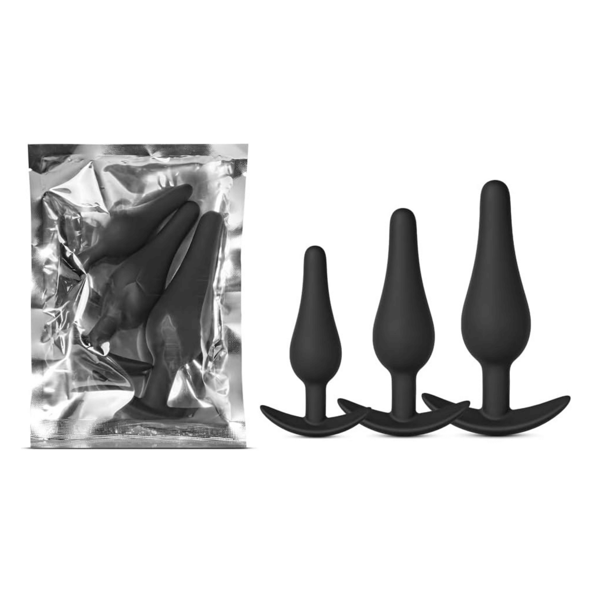 Bold Bulbs Silicone Butt Plug Set (3pcs) - 4Play Essentials
