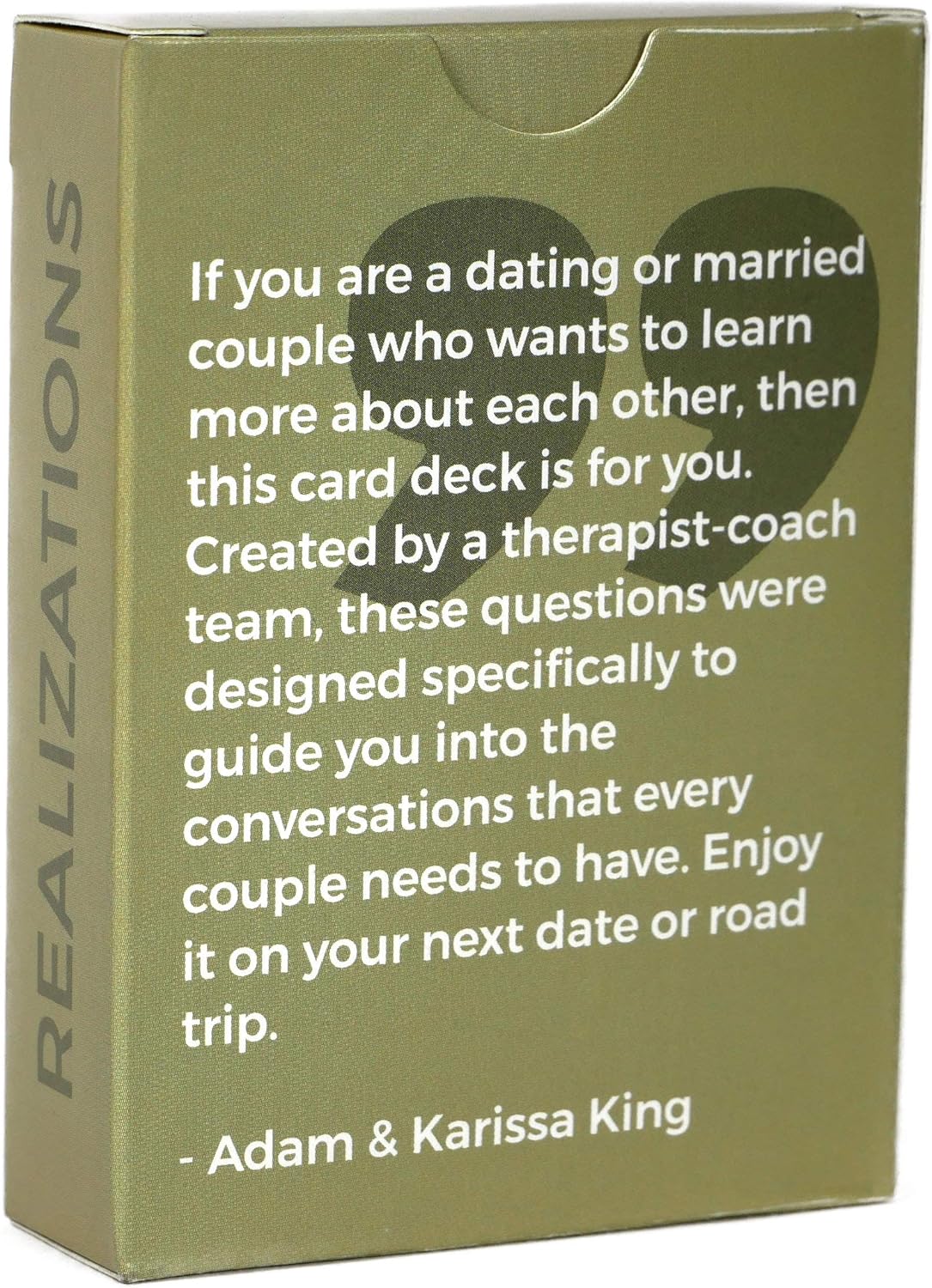 Realizations Couples Card Game