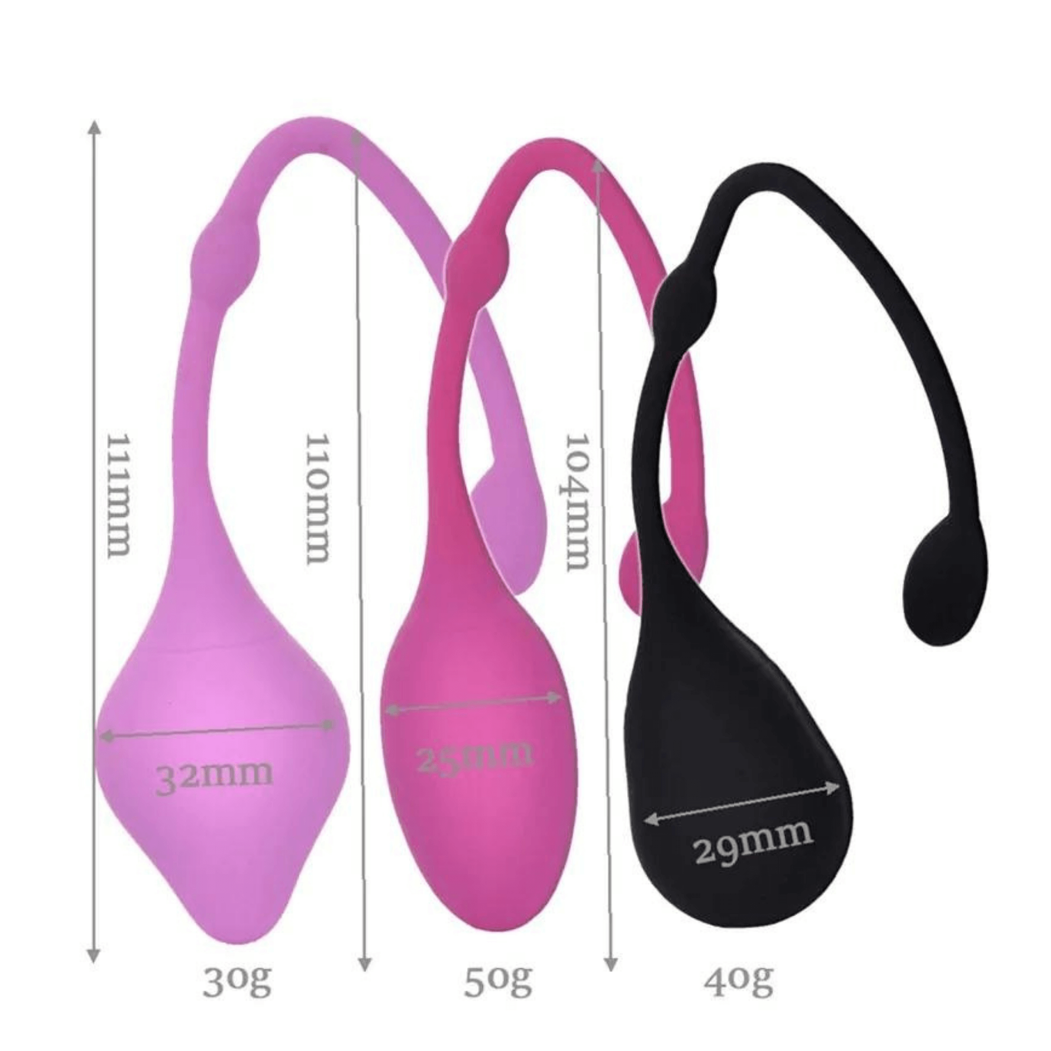 Graceful Grip Kegel Ball Set (3pcs) - 4Play Essentials