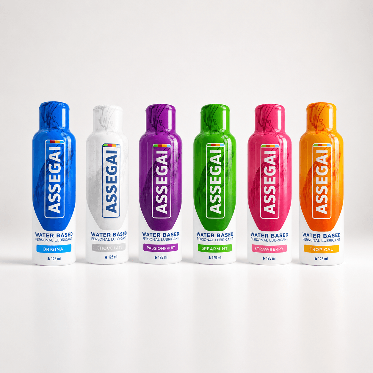 Assegai Premium Personal Lubricant - Delicious Flavours (125ml)
