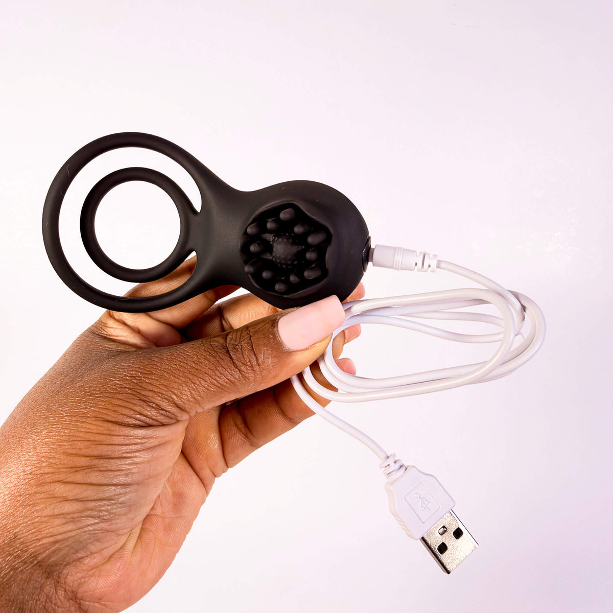 Black Rose 10-Mode Remote Control Vibrating Cock Ring