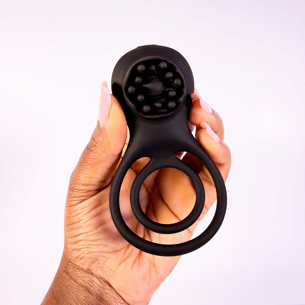 Black Rose 10-Mode Remote Control Vibrating Cock Ring