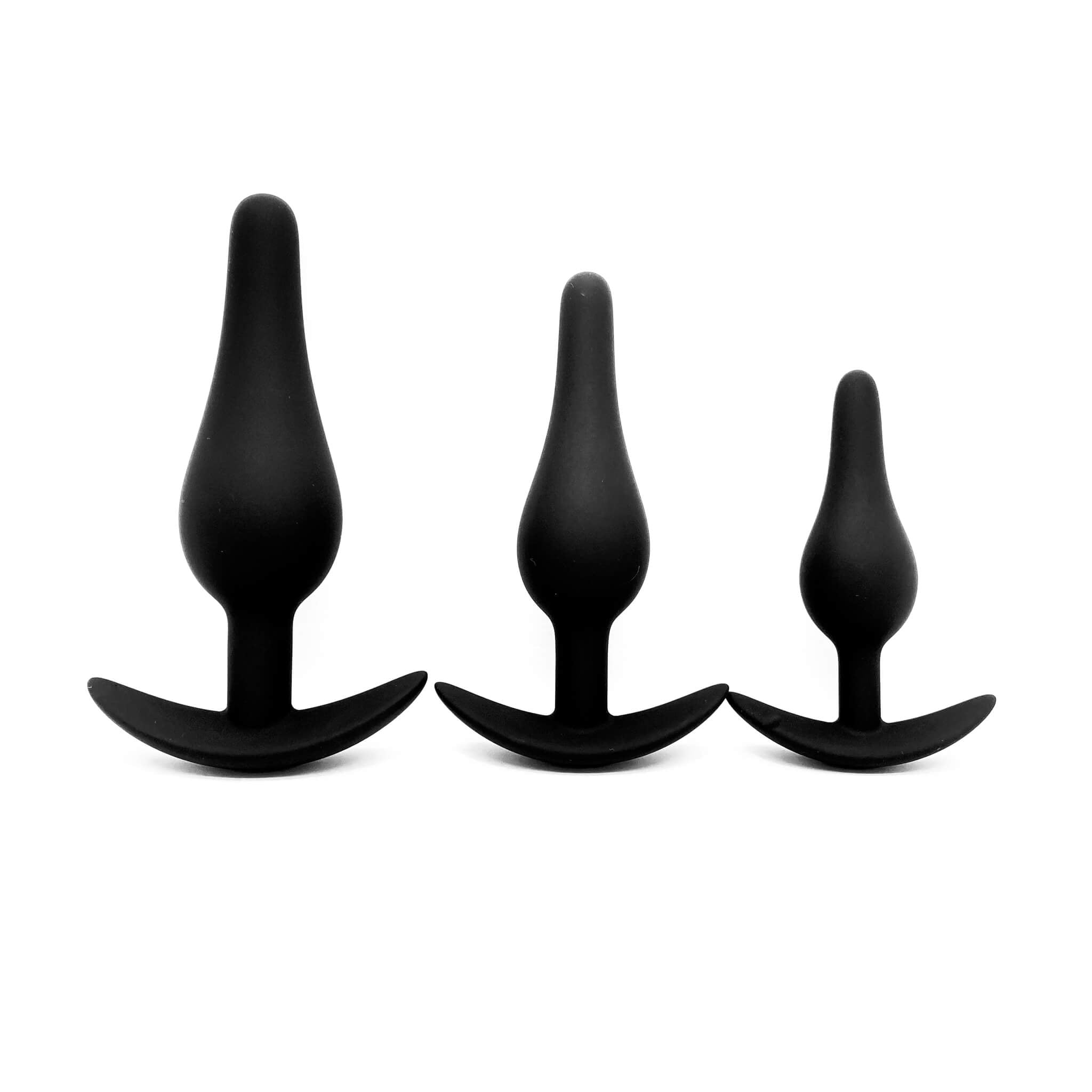 Bold Bulbs Silicone Butt Plug Set (3pcs)