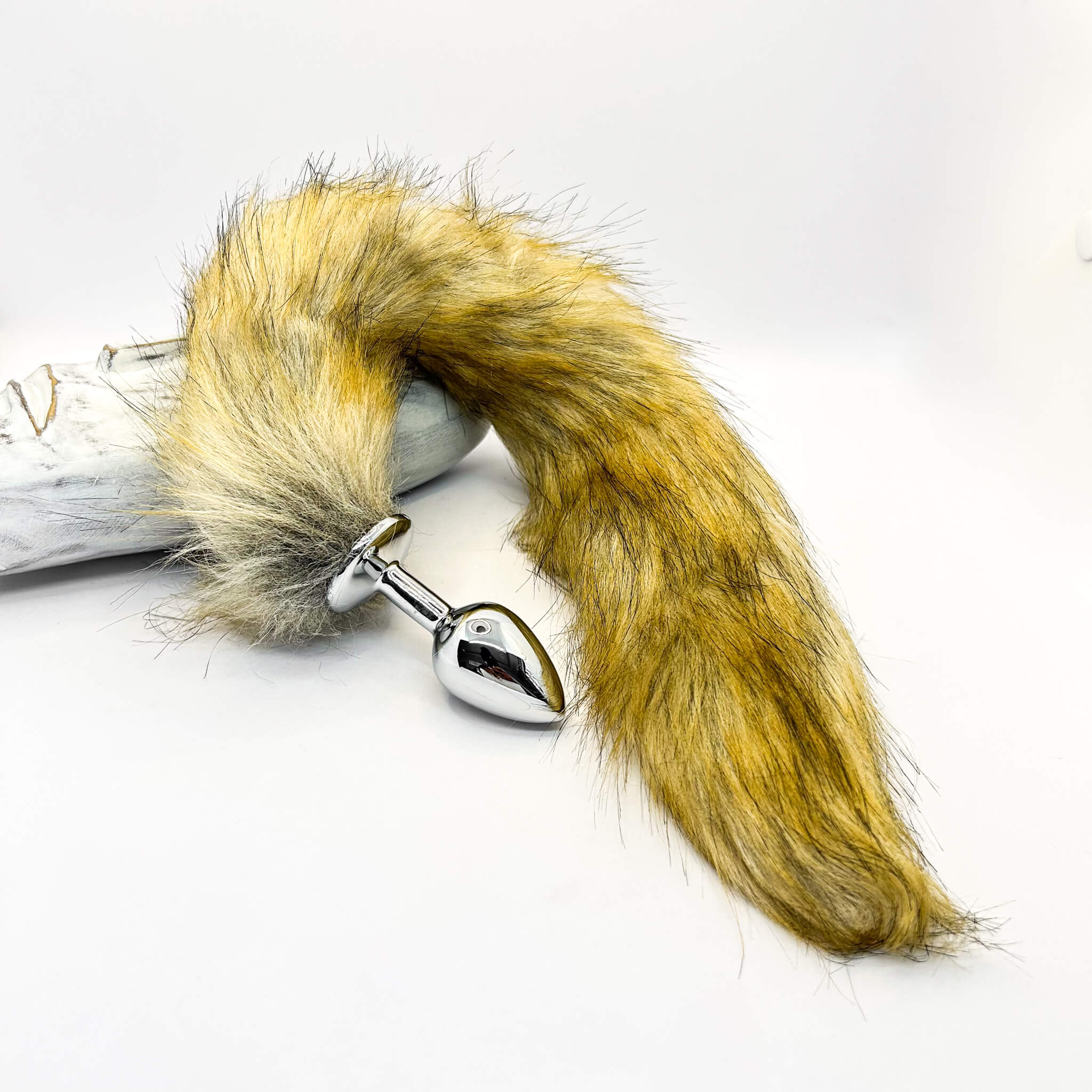 Brown Fox Tail Anal Butt Plug