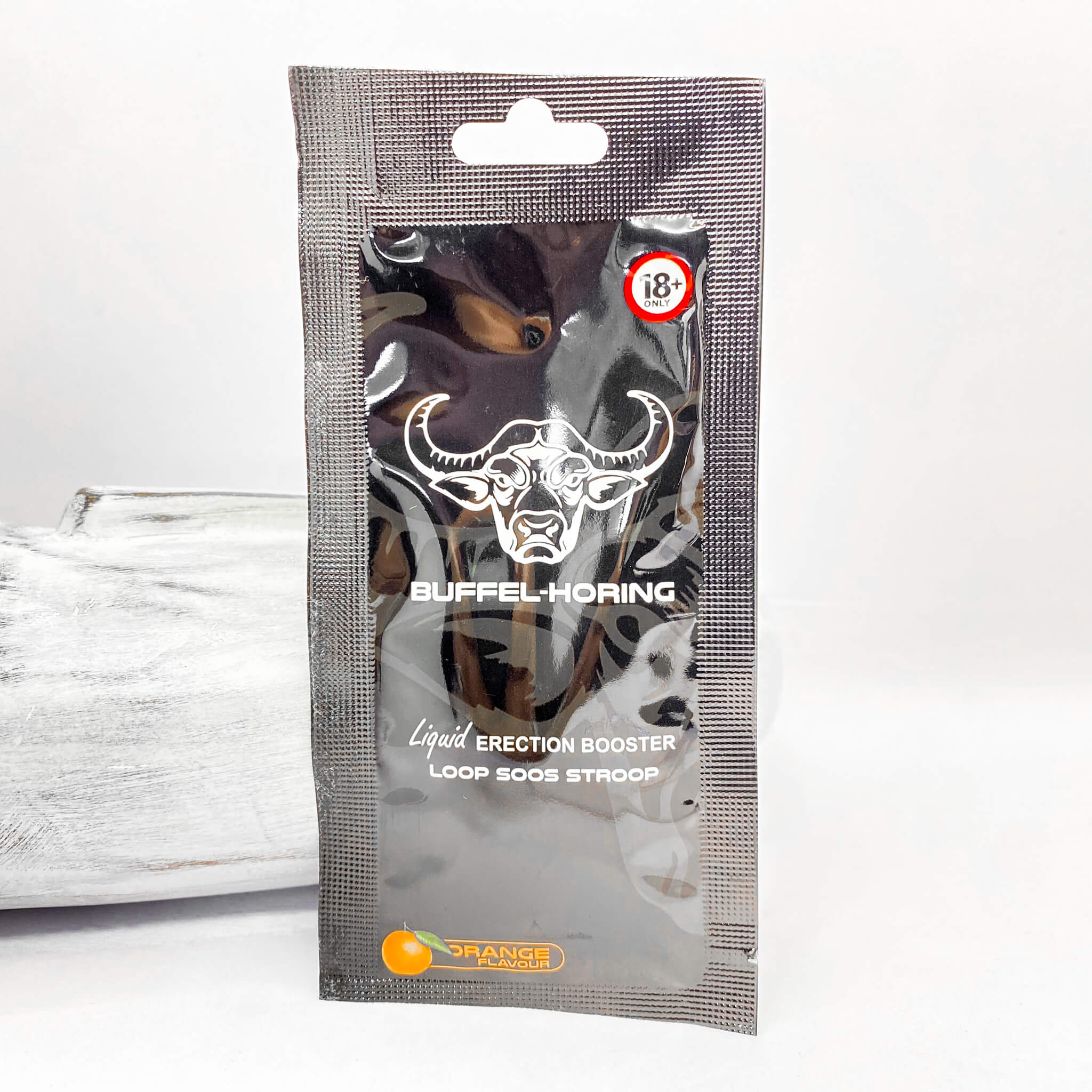 Buffel Horing Liquid Erection Booster - Orange Flavour - 4Play Essentials