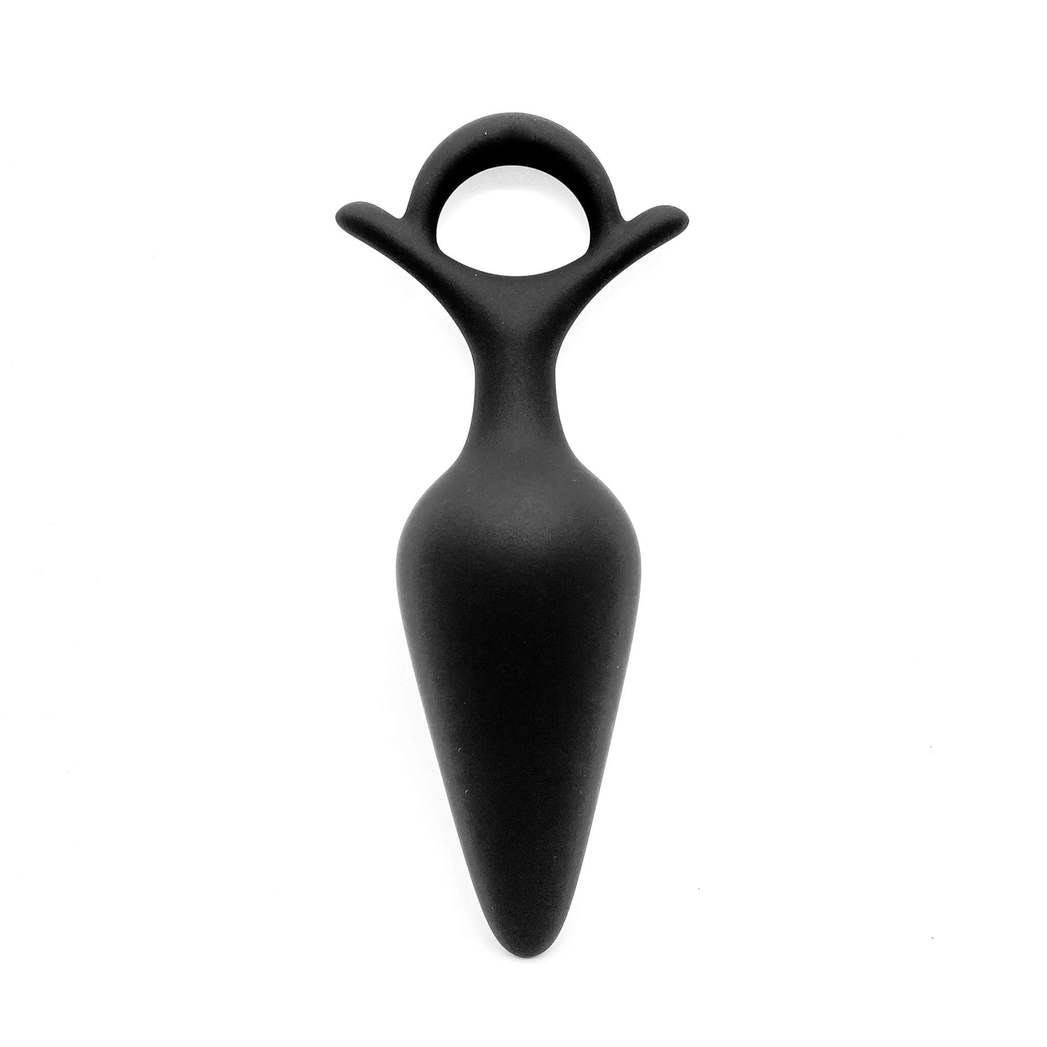 Butt plug with pull ring large