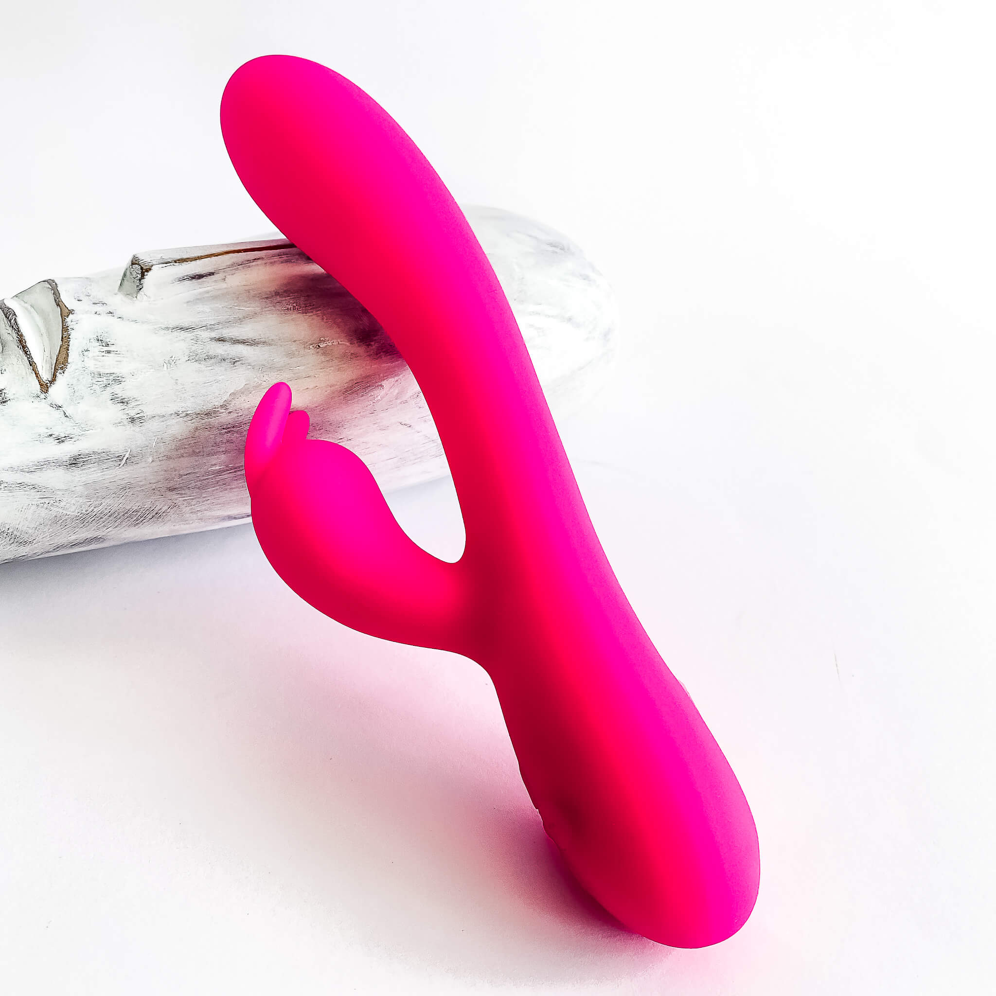Heating Rabbit Vibrator dark pink