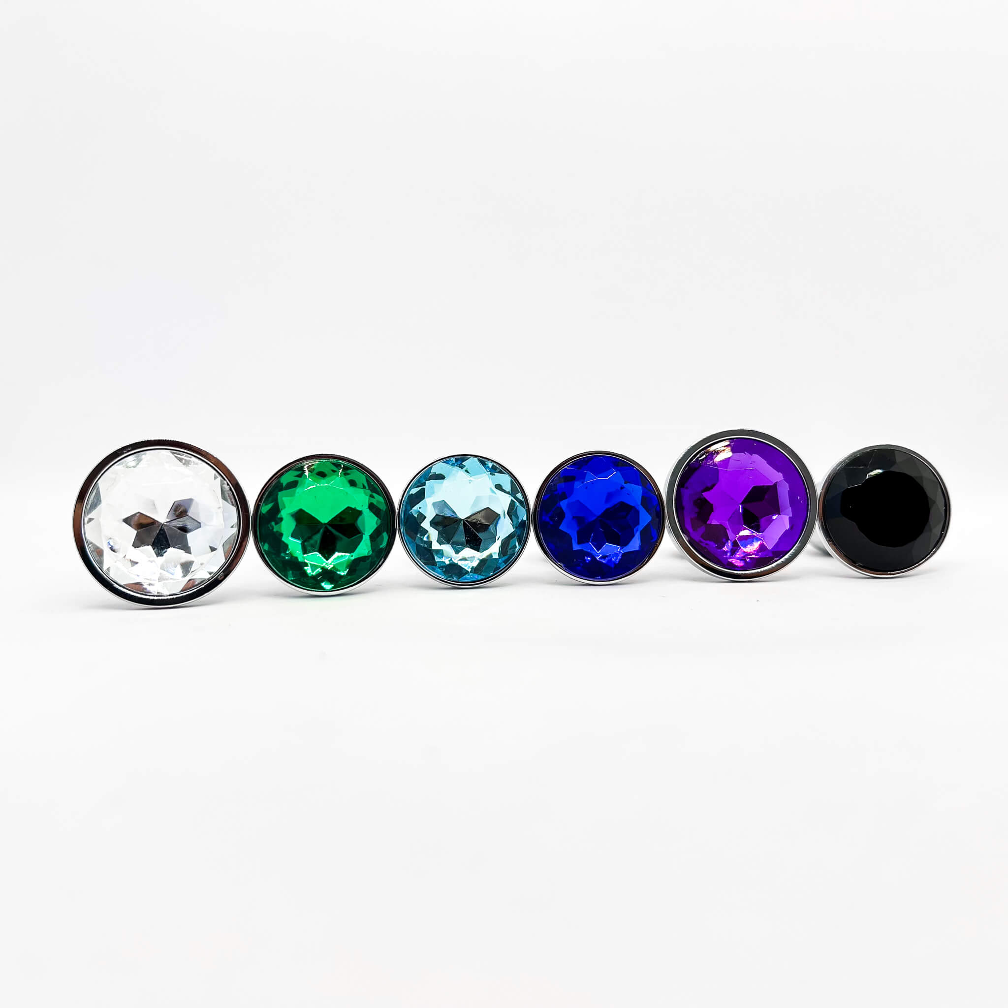 Extra Small Jewelled Metal Butt Plug (18mm) - 4Play Essentials