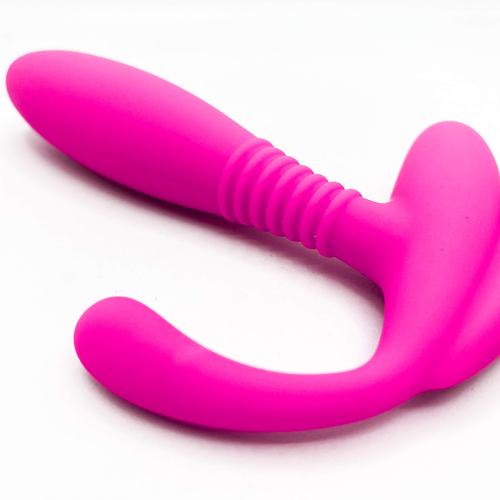 Pink prostate massager