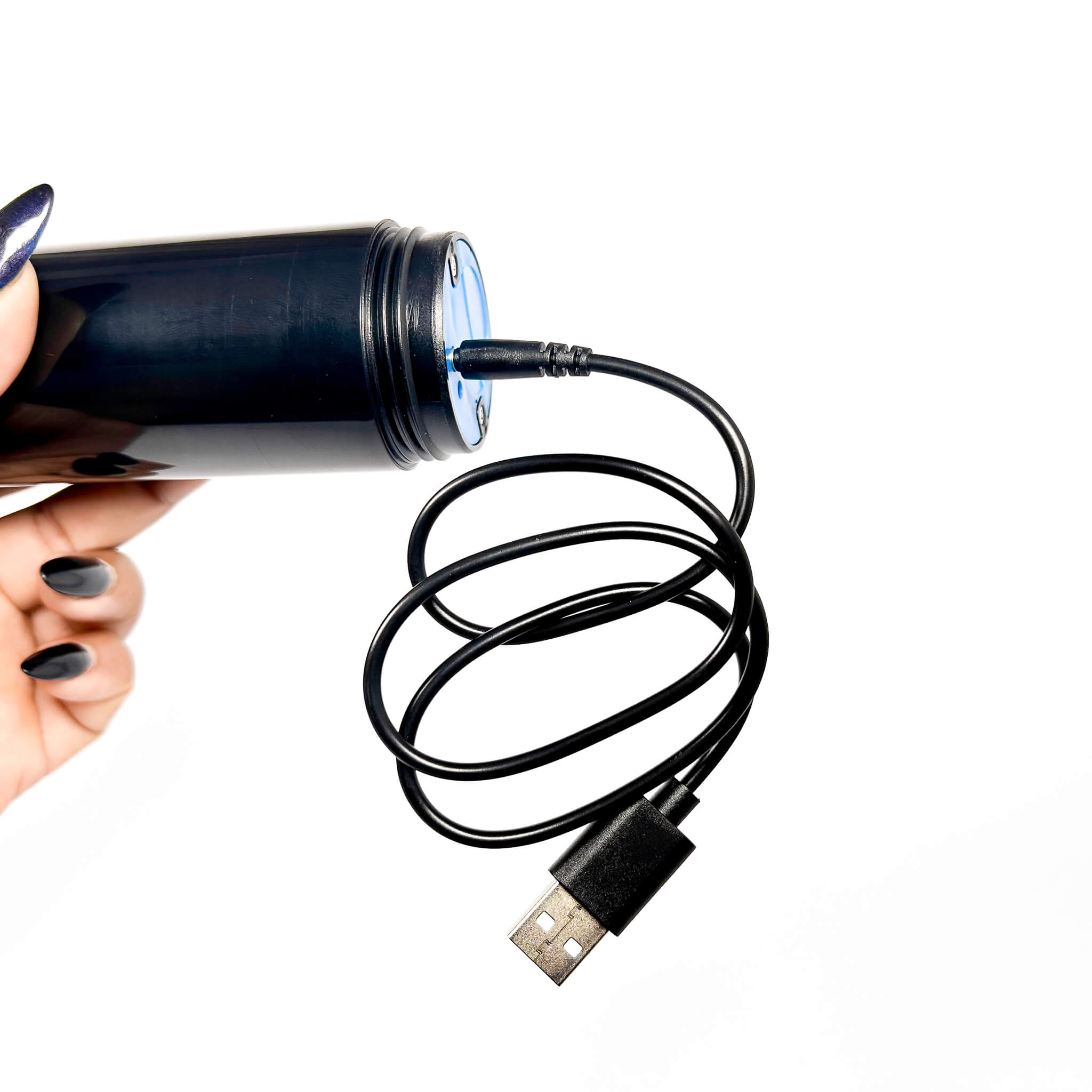 Power up rechargeable penis pump