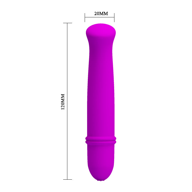 Pretty Love Antony Silicone Vibrator - 10 Functions dimensions