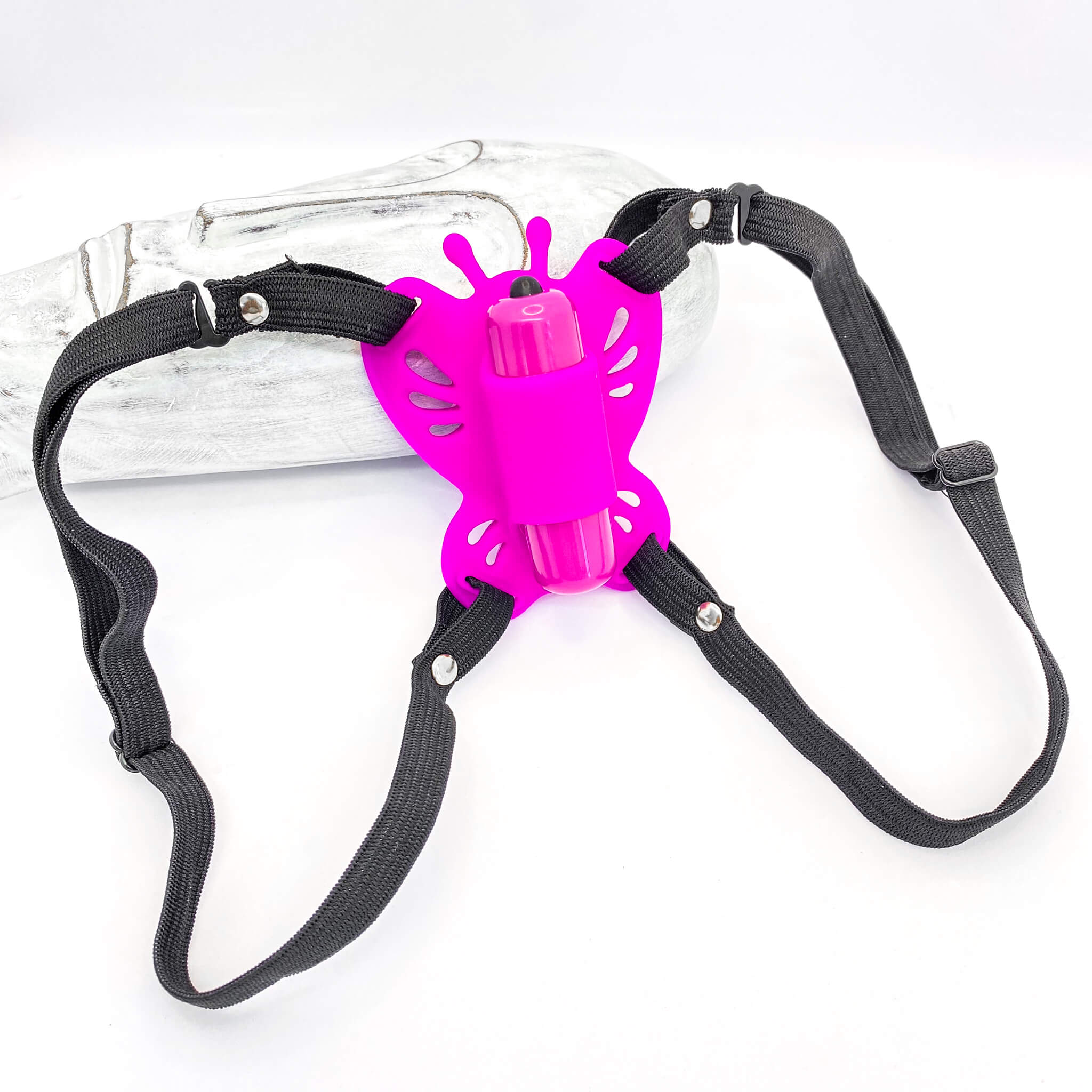 Pretty Love Sloane Butterfly Strap On Clitoral Vibrator