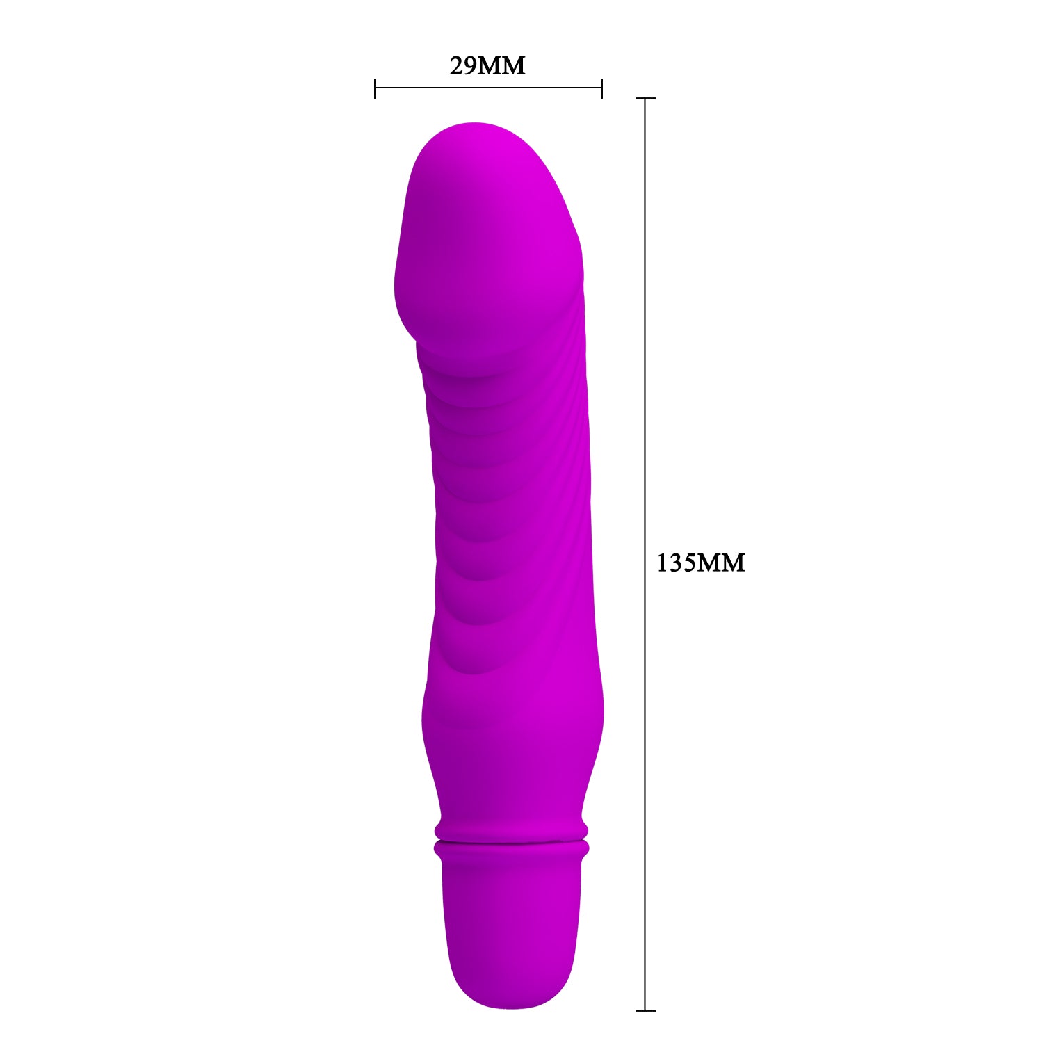 Pretty Love Stev Mini G-Spot Stimulator dimensions