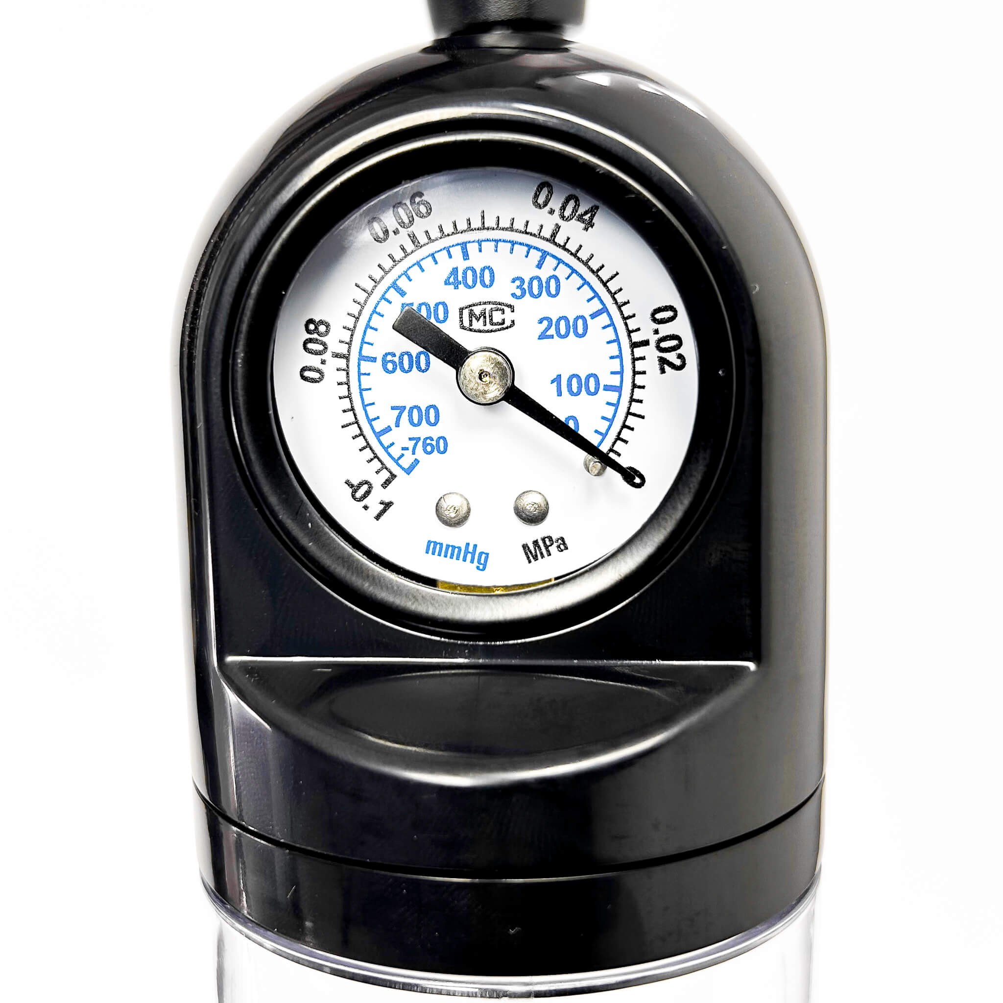 Pump with pressure guage