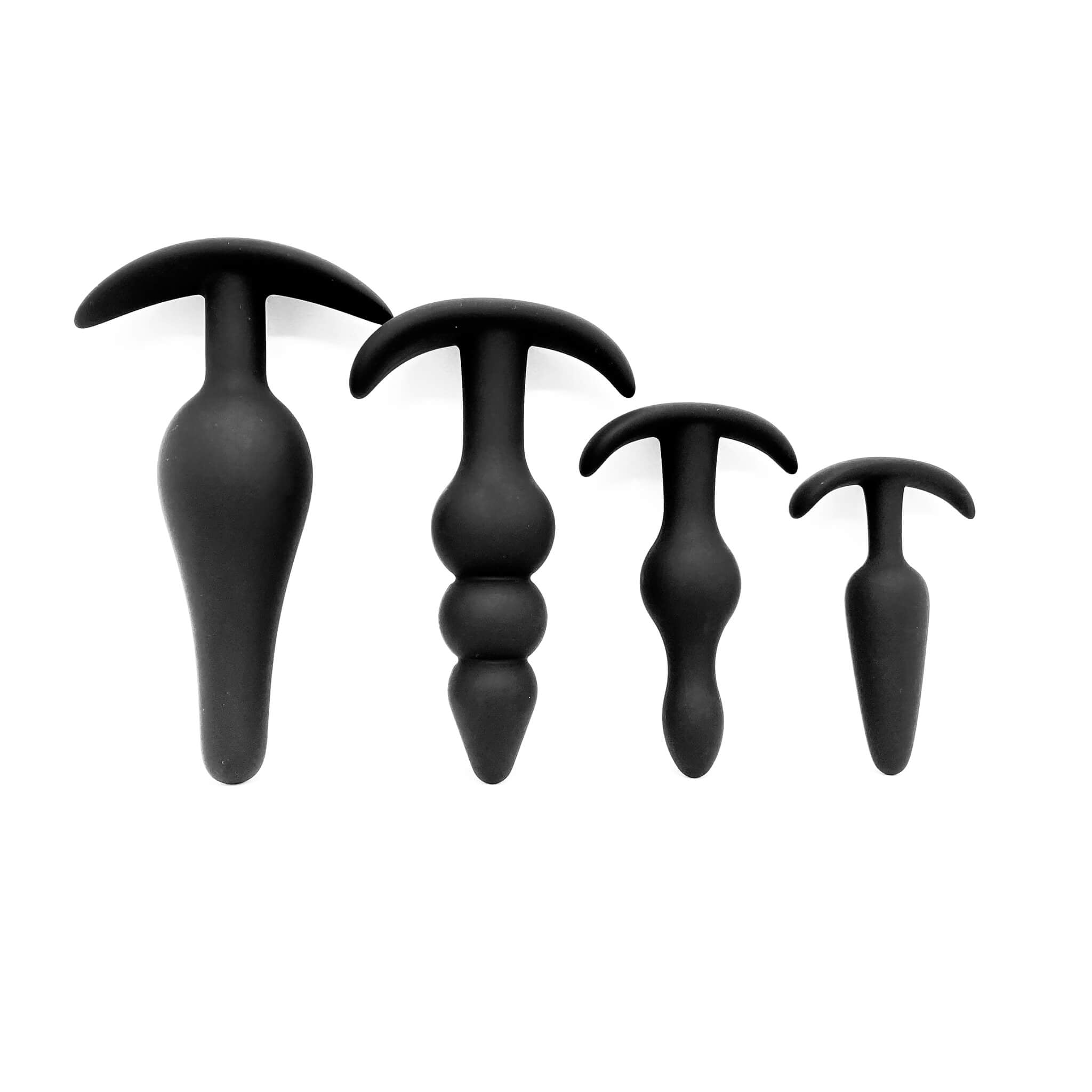 Silicone Butt Plug Set (4pcs)