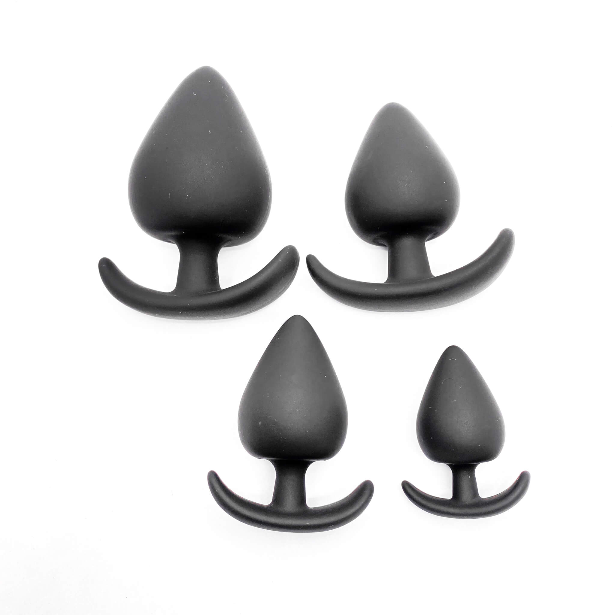 Teardrop Silicone Butt Plug Set