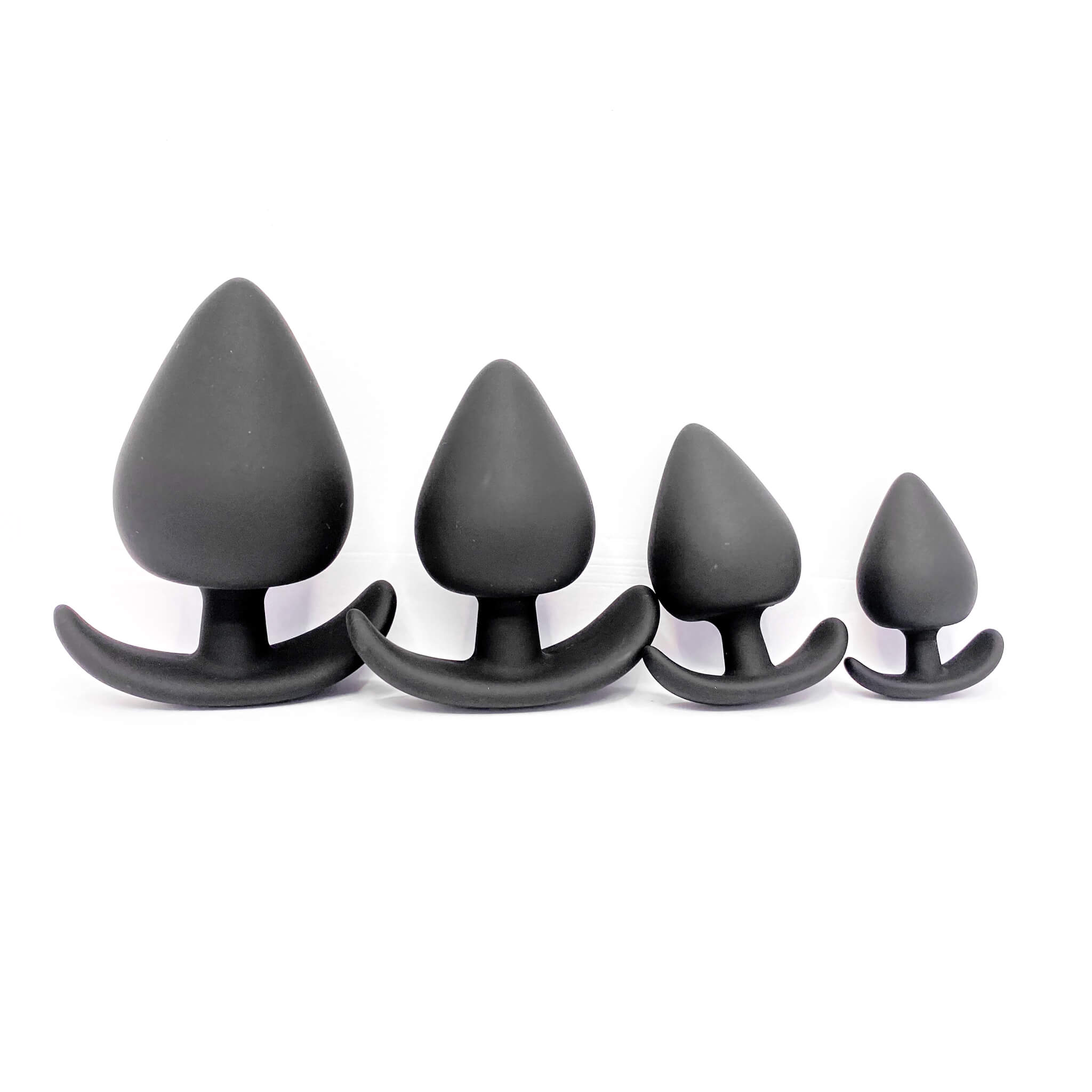 Teardrop Silicone Butt Plug Set (4pcs)