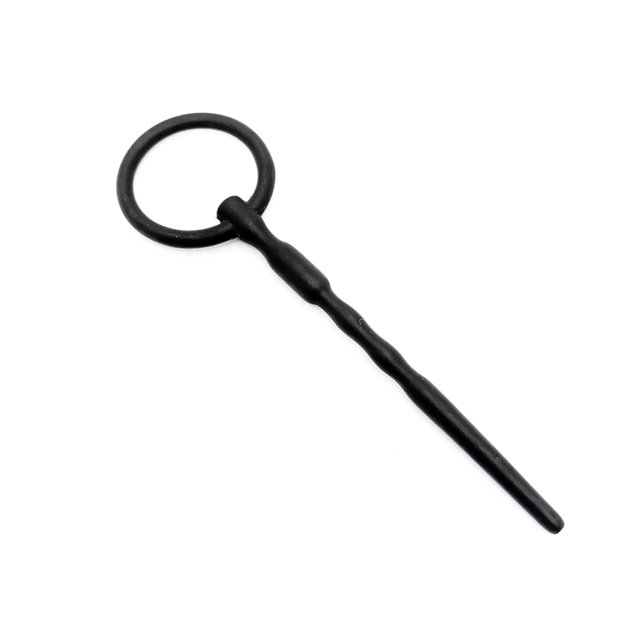 Silicone Cum-Thru Urethral Plug with Ring - 4Play Essentials