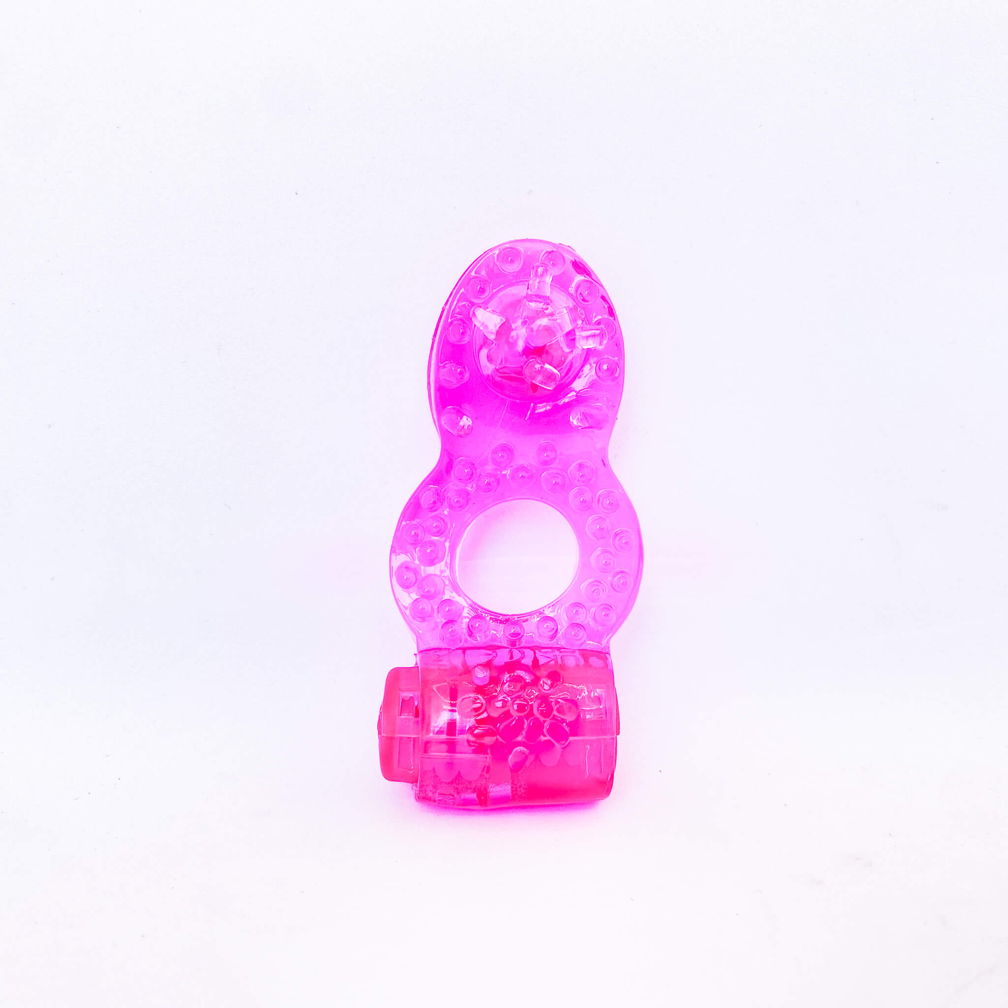 Vibrating Double Ding Penis Ring pink
