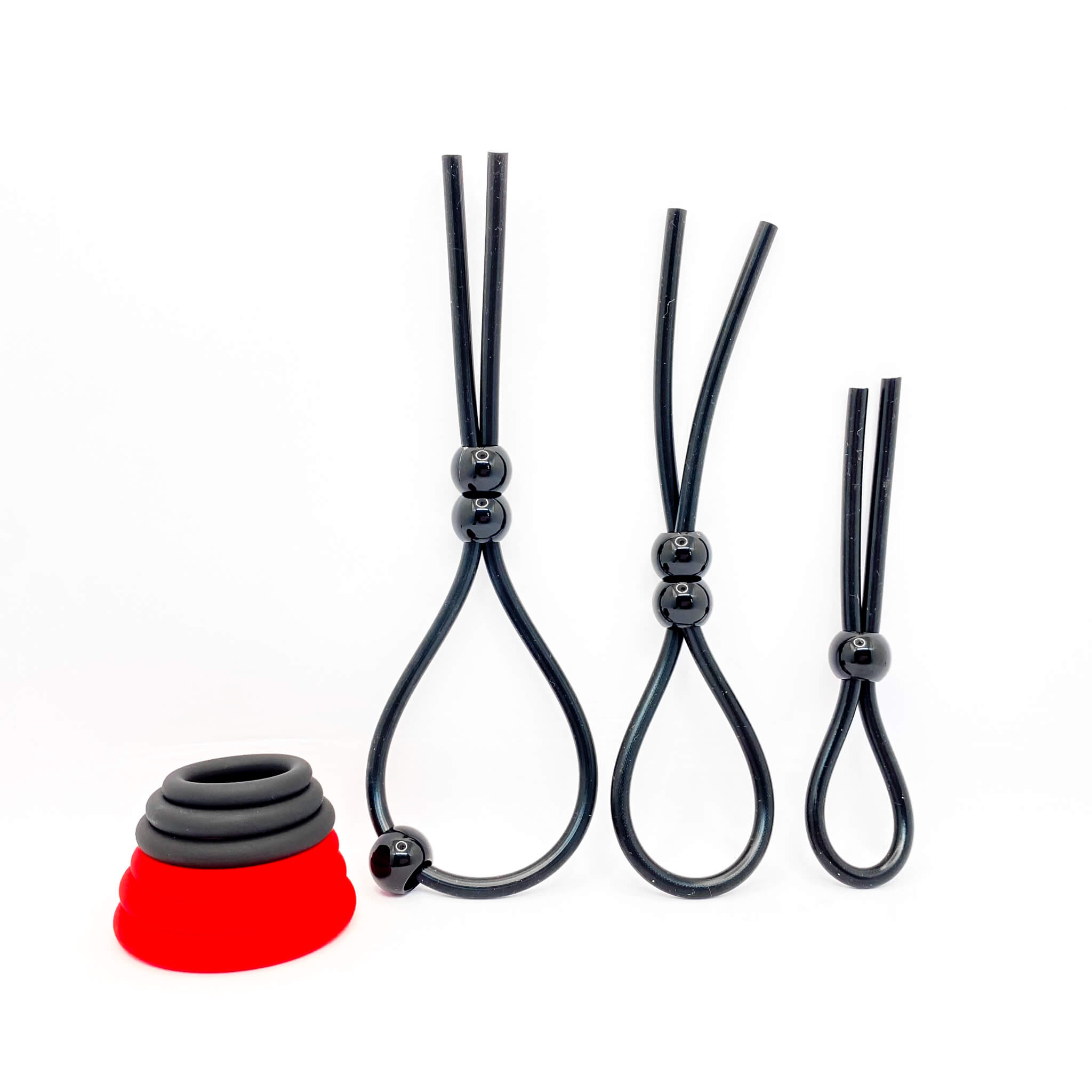 best cock ring set red