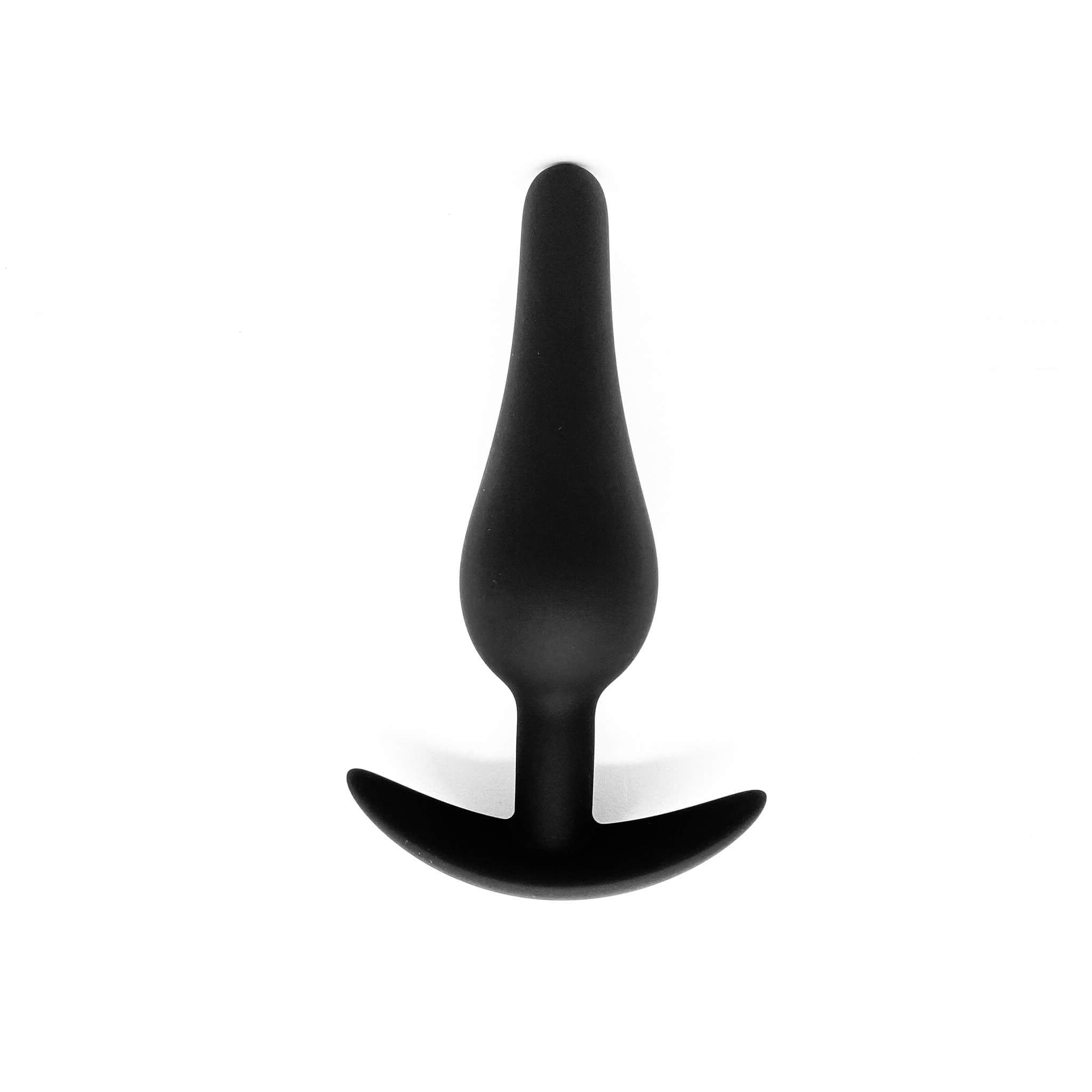 black silicone butt plug extra large