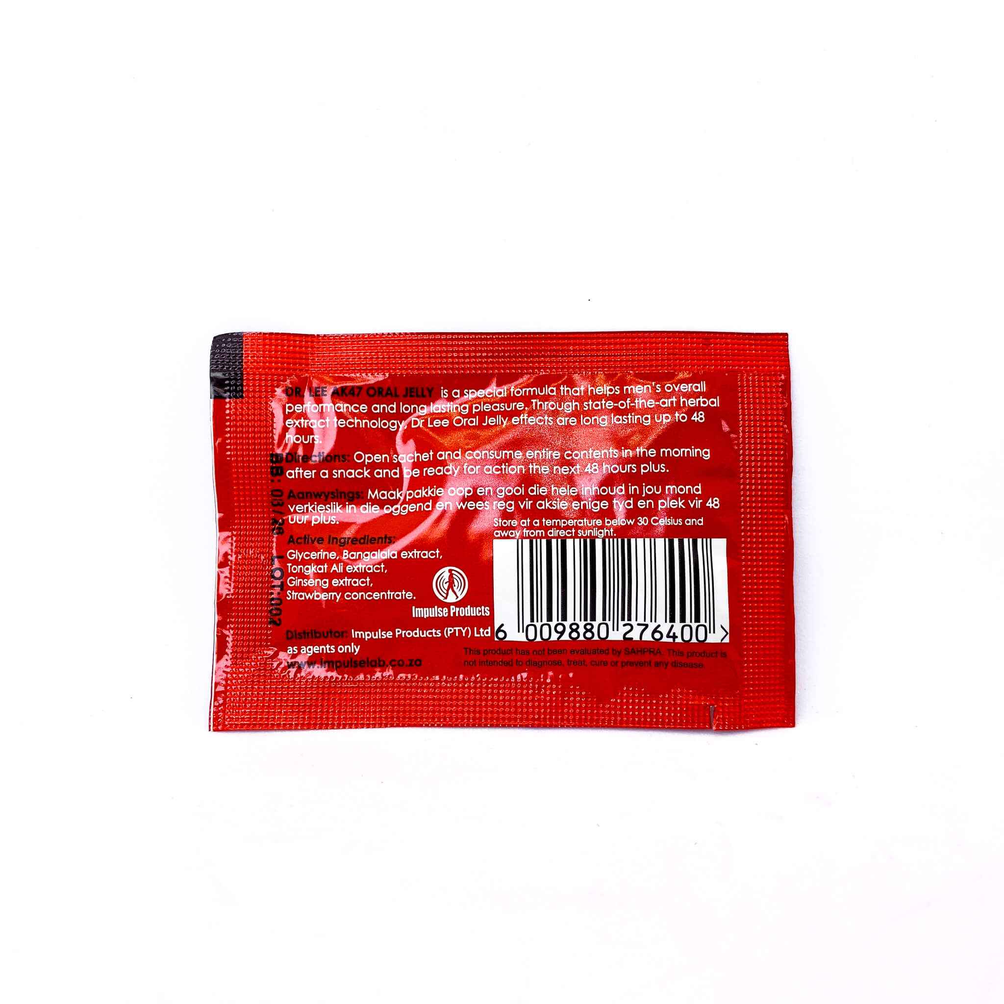 Dr Lee AK47 Oral Jelly Sachet (Strawberry)