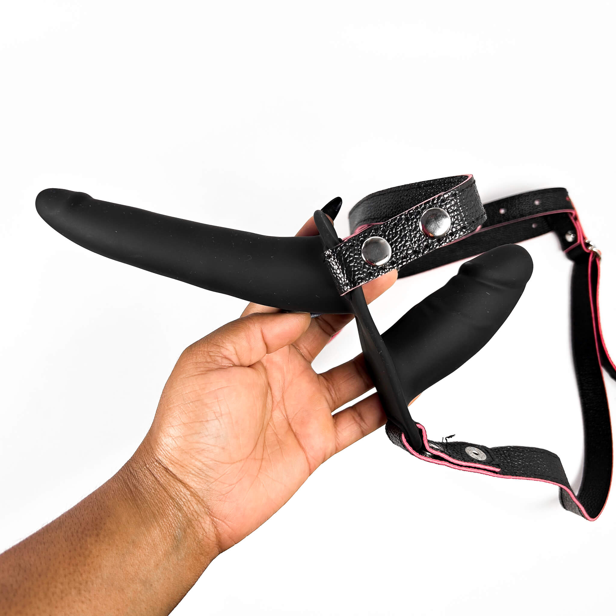 dual dildo strap on harness