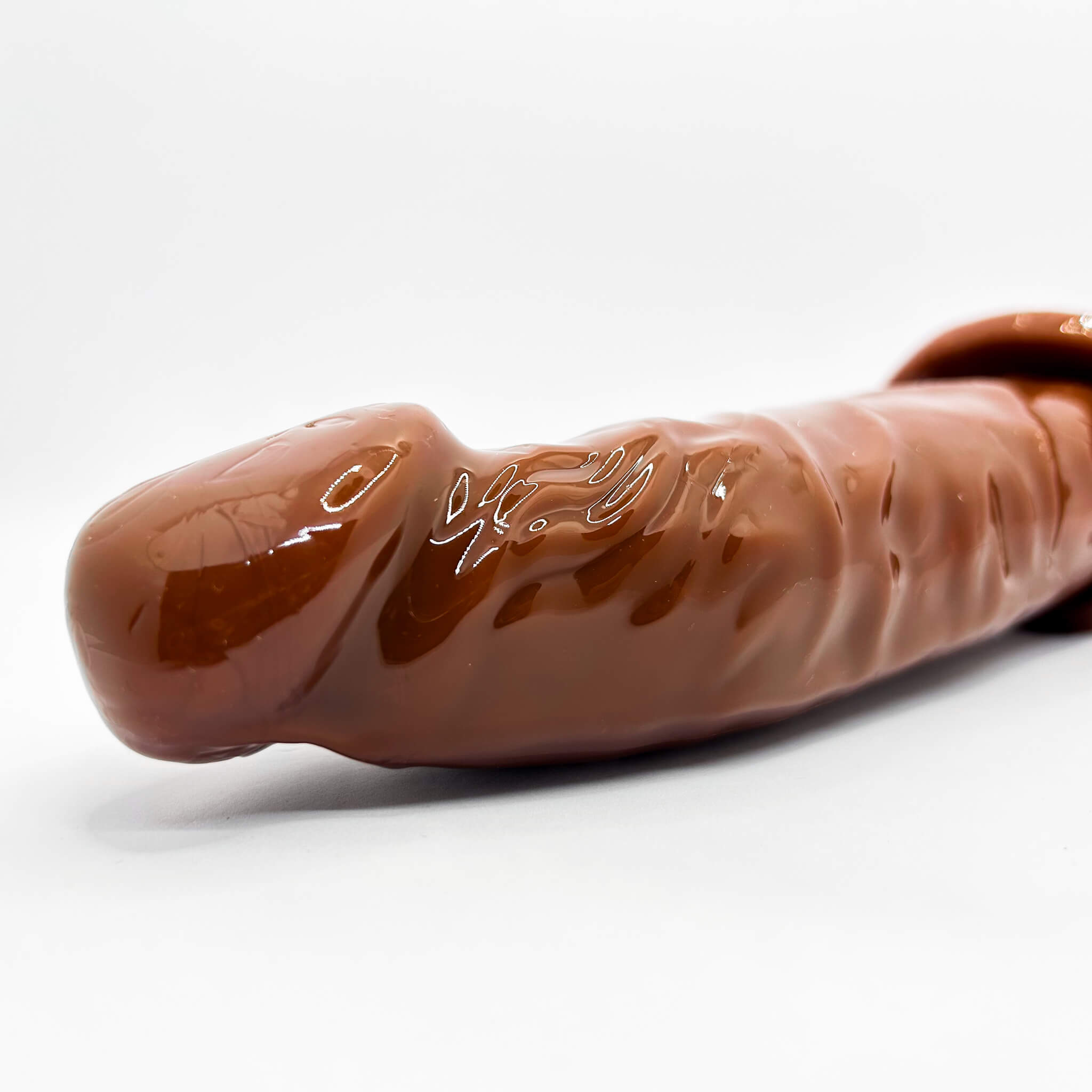 hollow strapon dildo brown