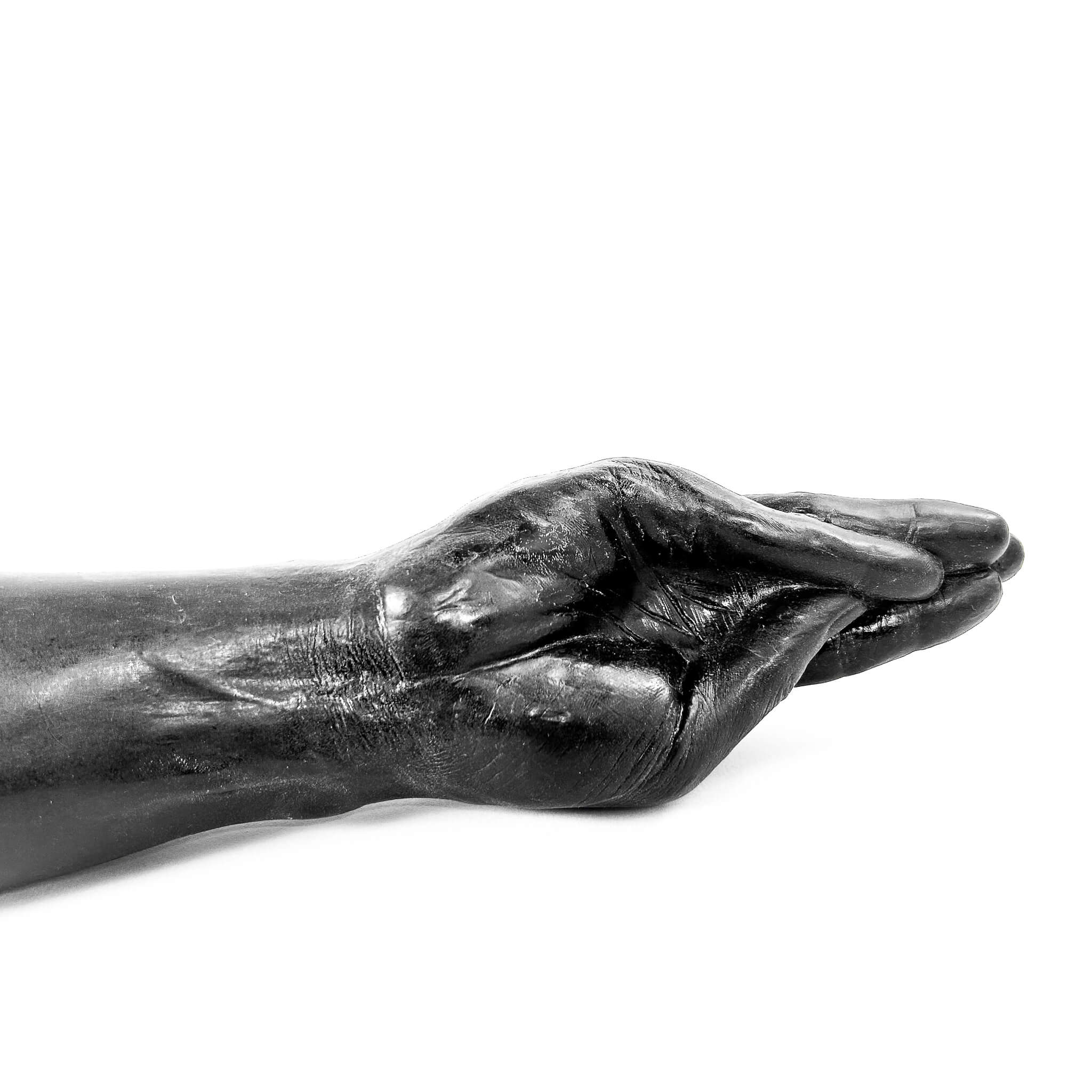 large hand dildo on a white background