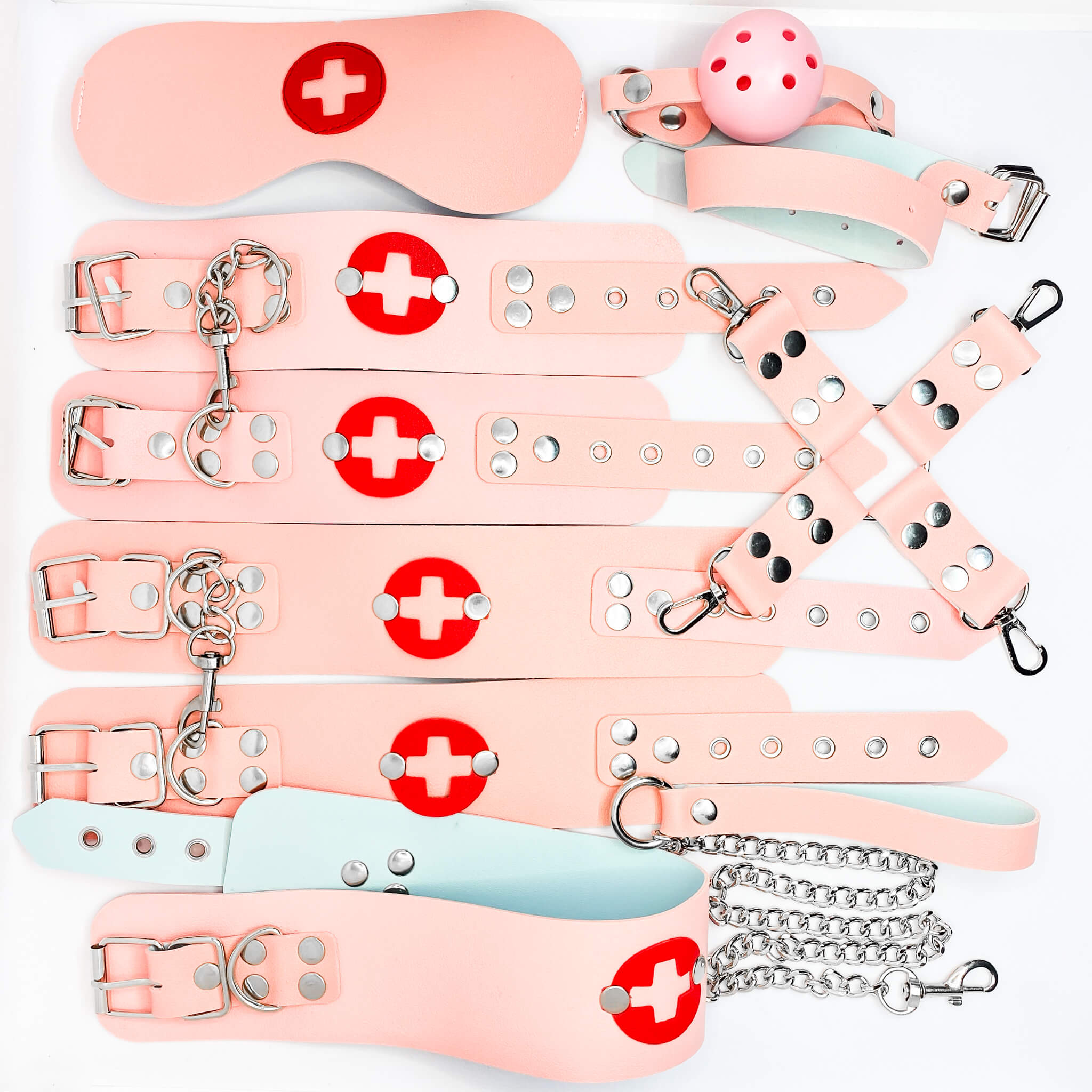 Kinky Nurse BDSM Set - 6 pieces - 4Play Essentials