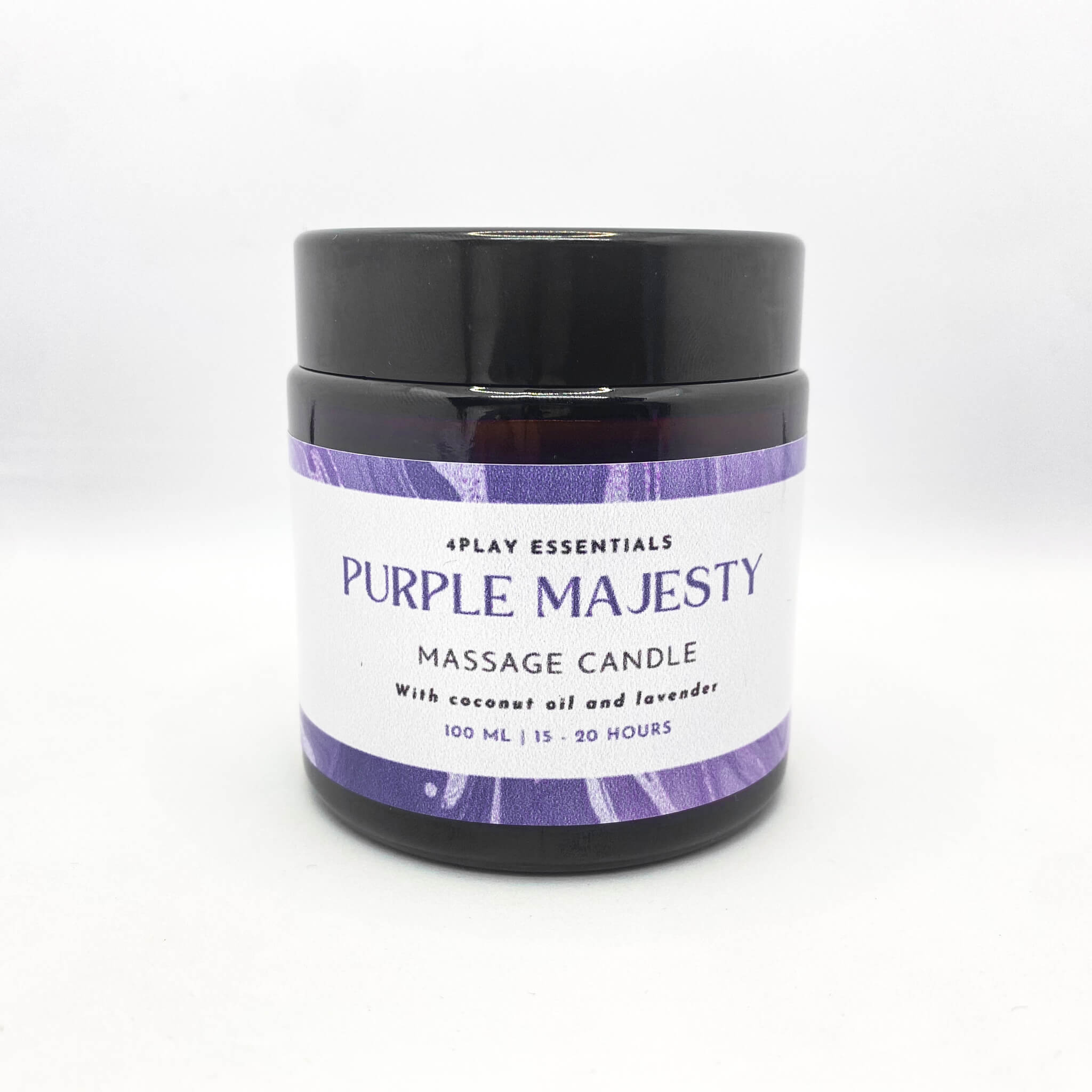 scented soy candle Purple Majesty