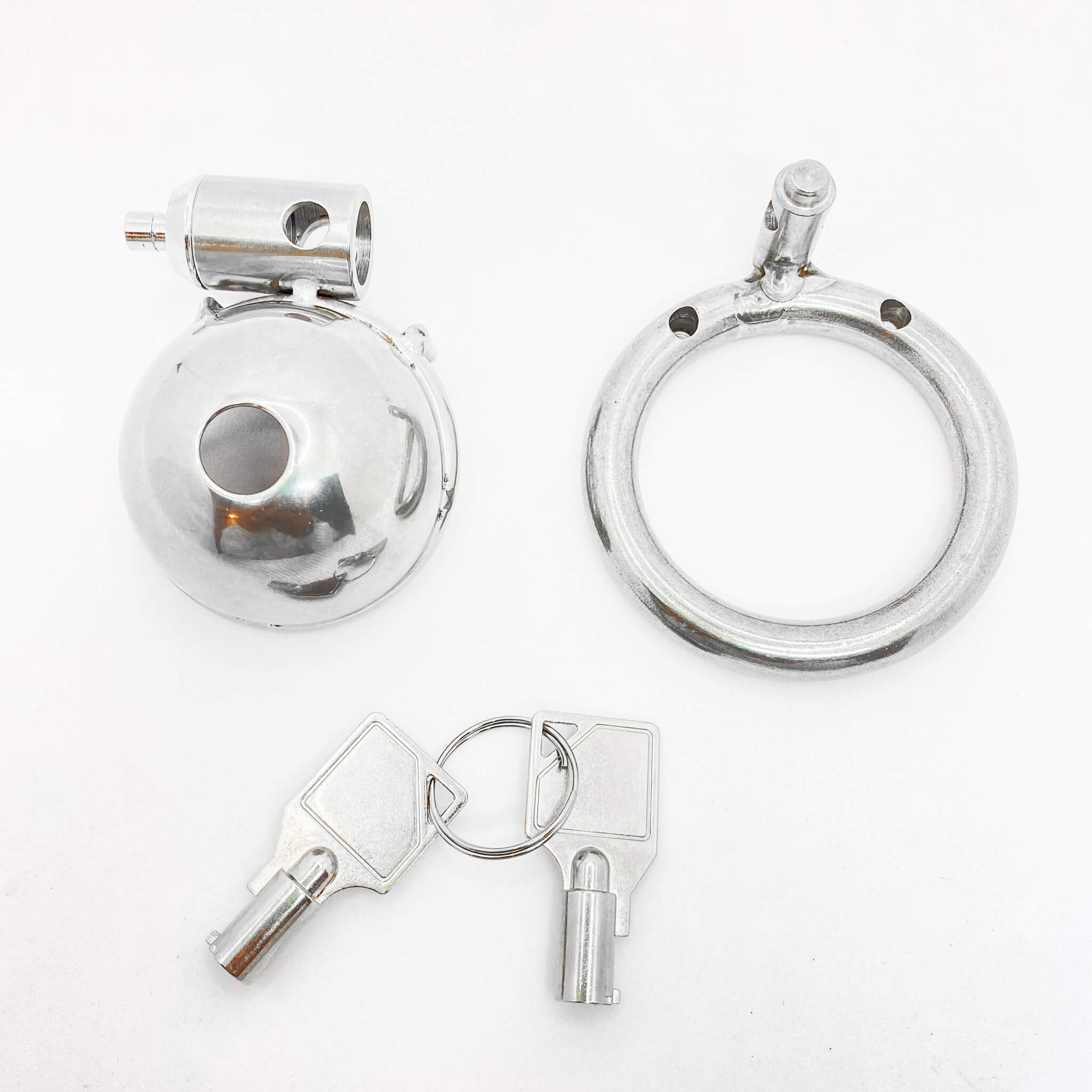 The Bell Short Metal Chastity Cage