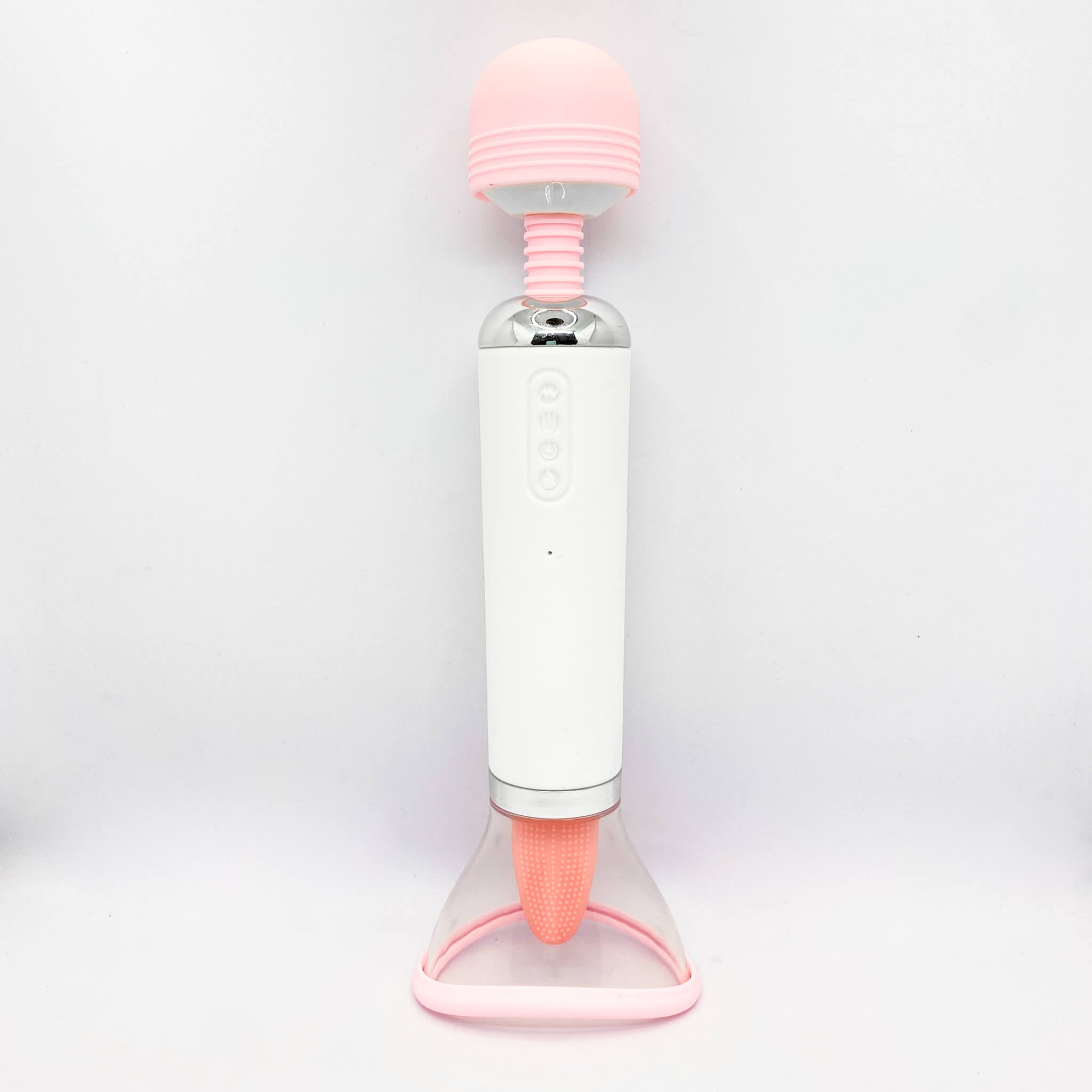 3 in 1 Vibrating Magic Wand with Suction and Tongue