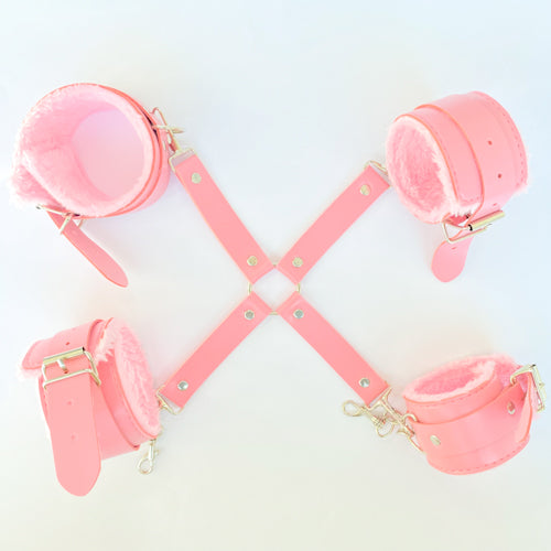 4 way cross bondage hog tie