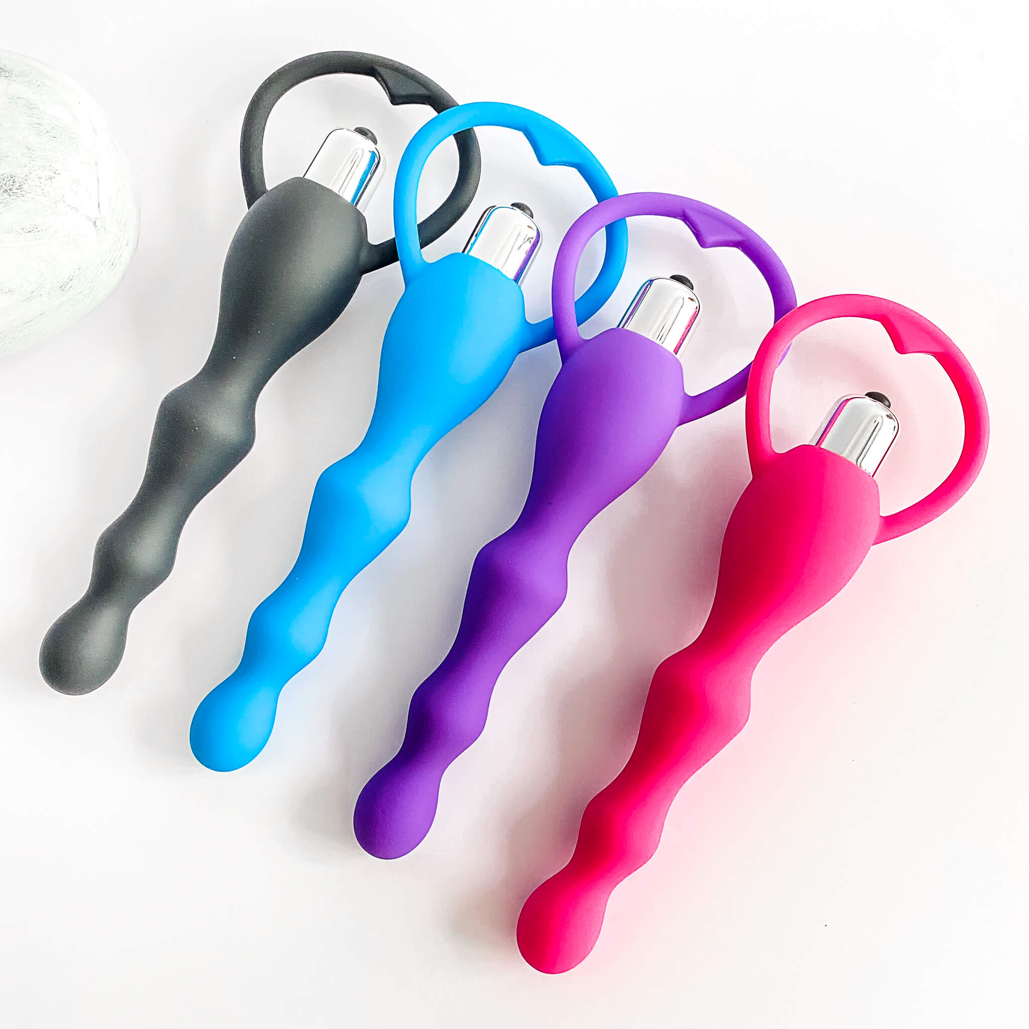 Extra Large Beaded Vibrating Anal Beads