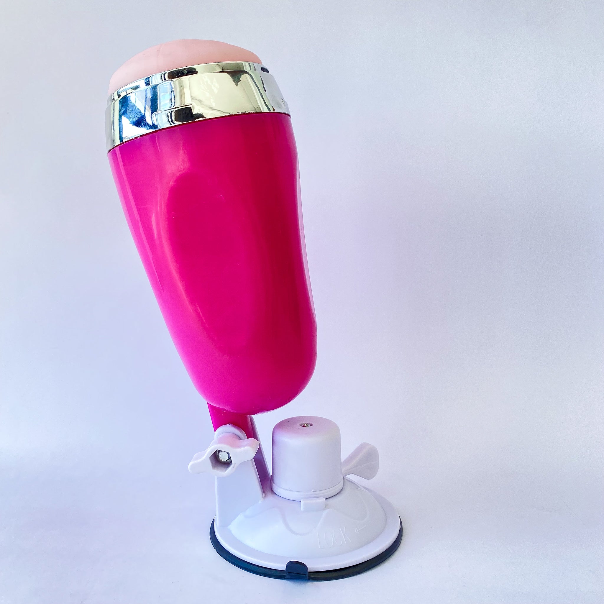 Handsfree Suction Cup 20cm Masturbator - 4Play Essentials