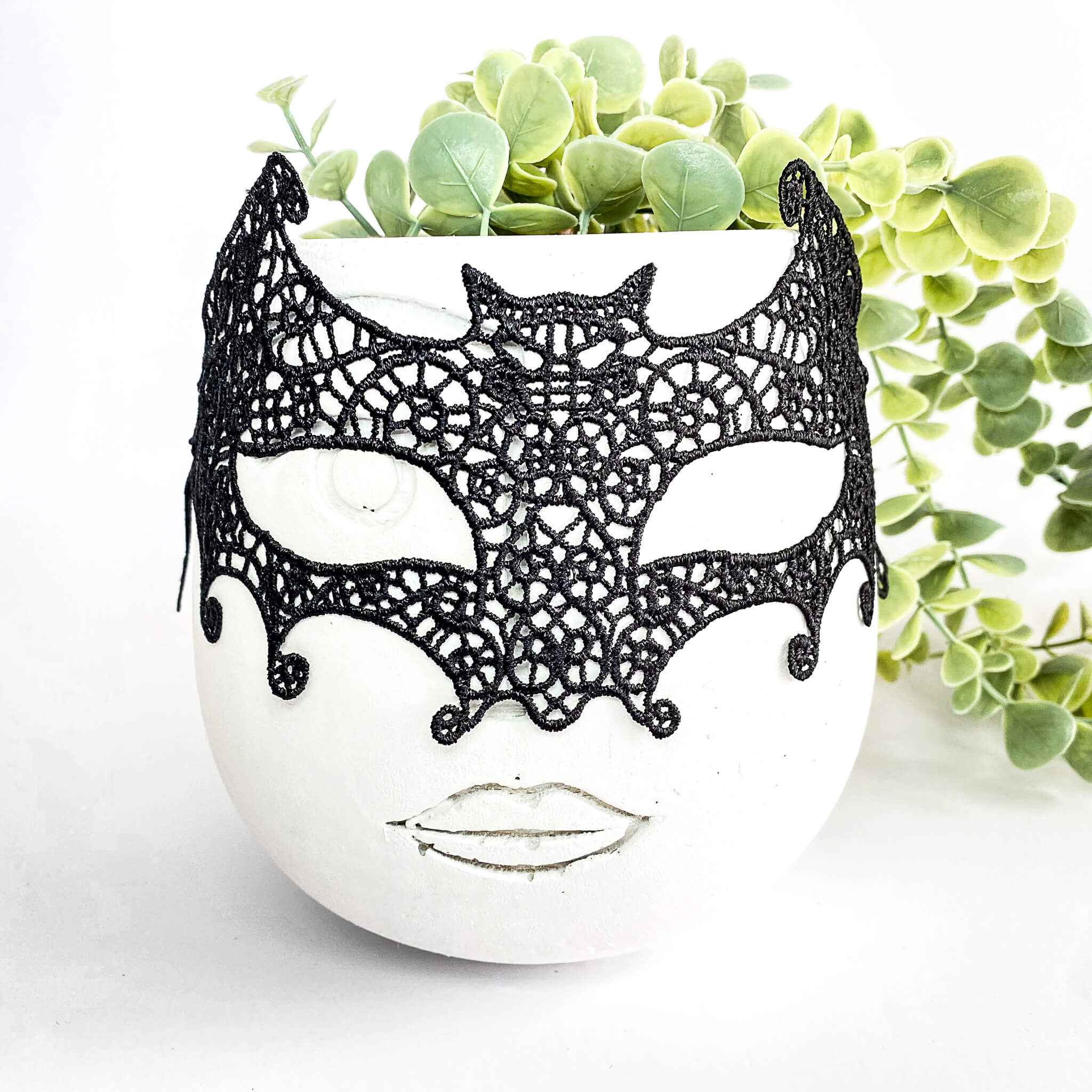 Black Masquerade Lace Mask