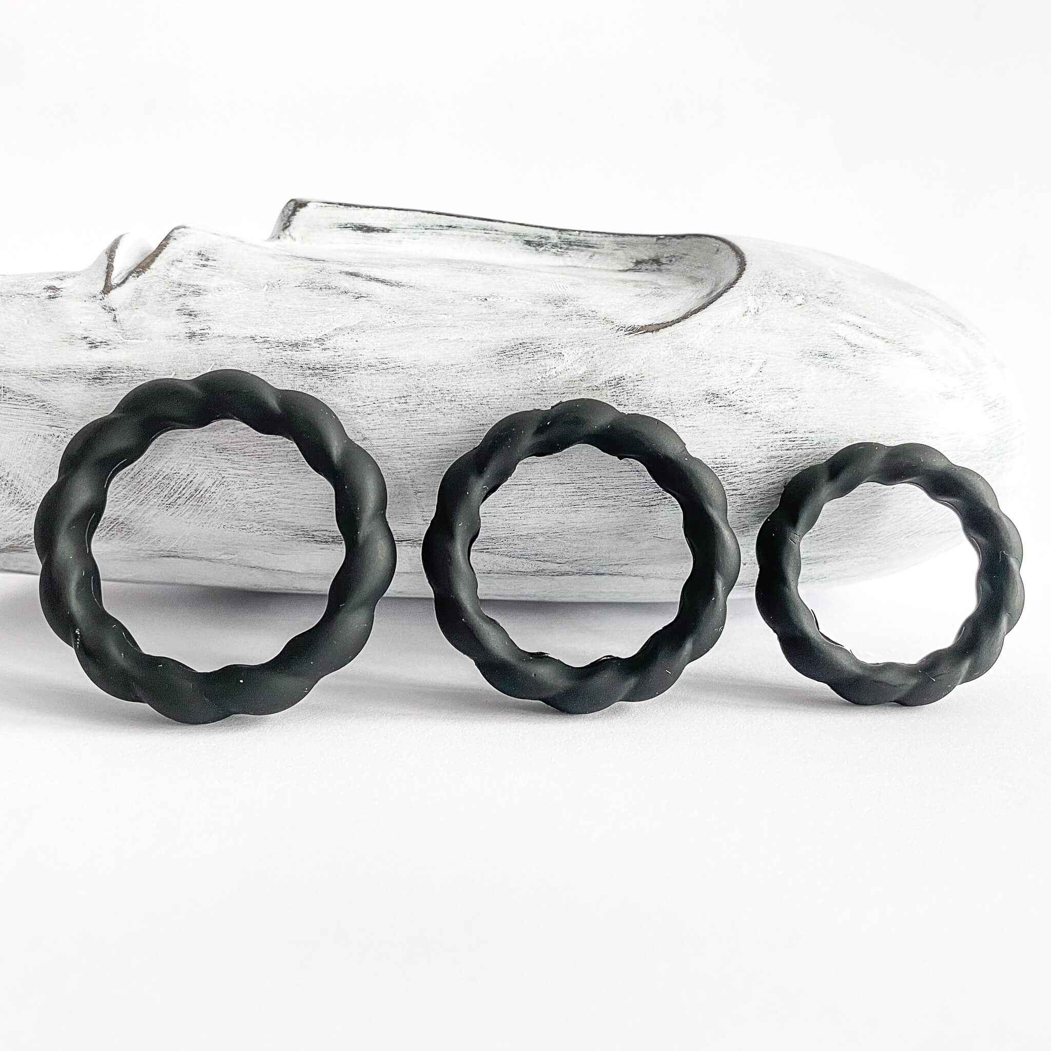 Max Erect Silicone Cock Ring Set