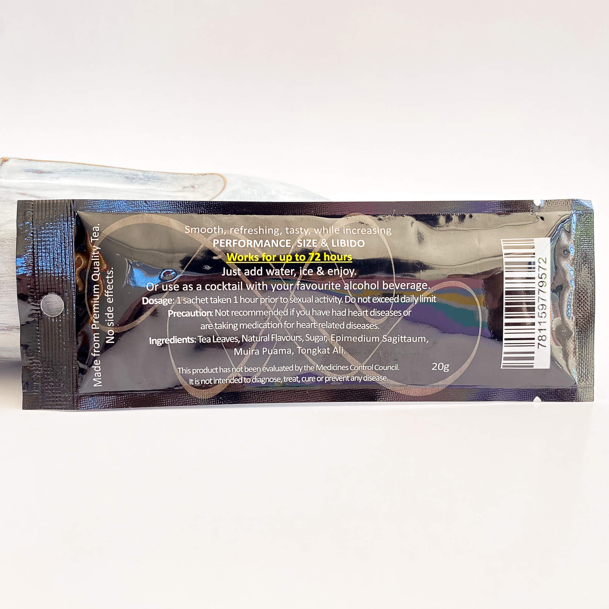 Mojo Ice Tea Male Libido Enhancer - Lemon