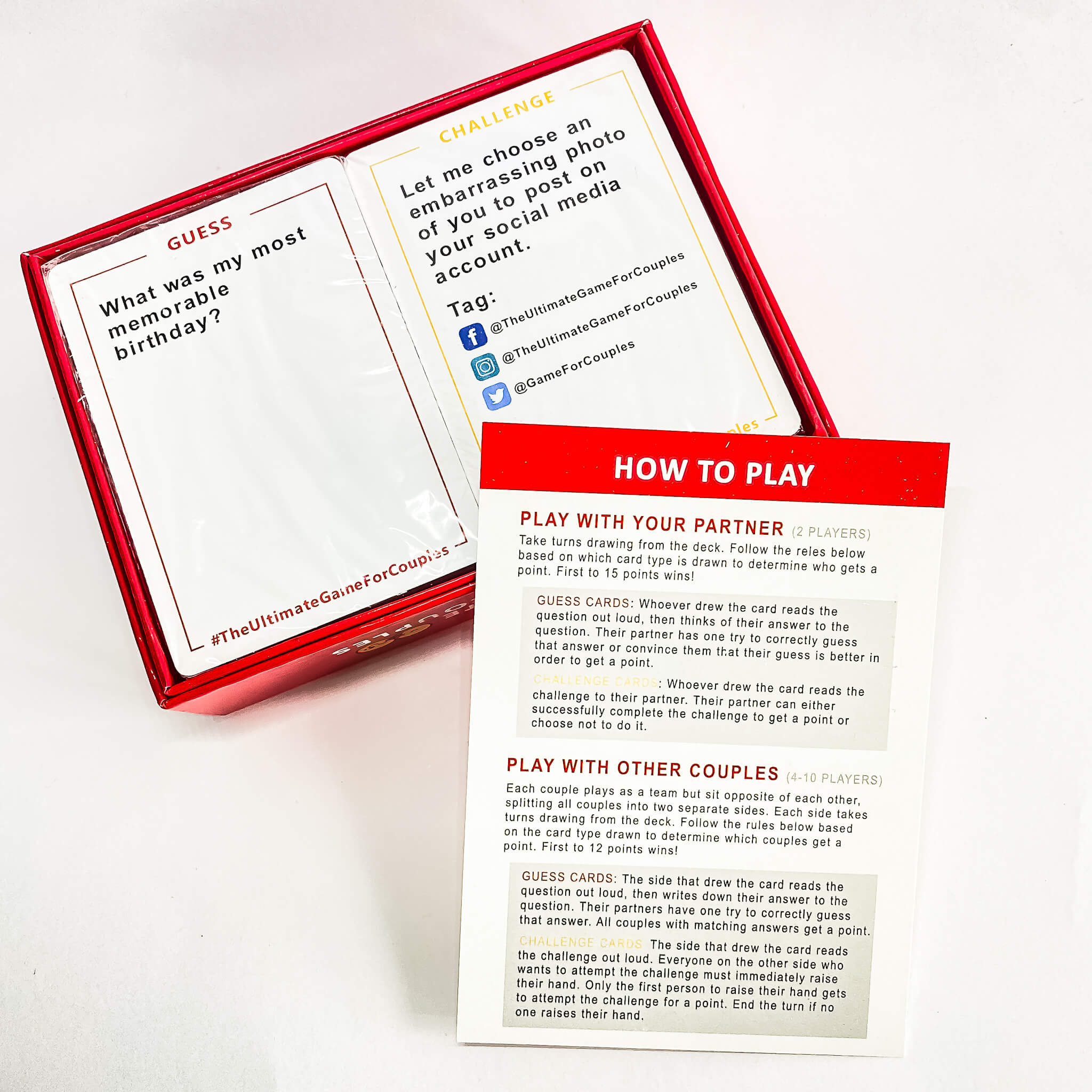 The Ultimate Game for Couples adult card game