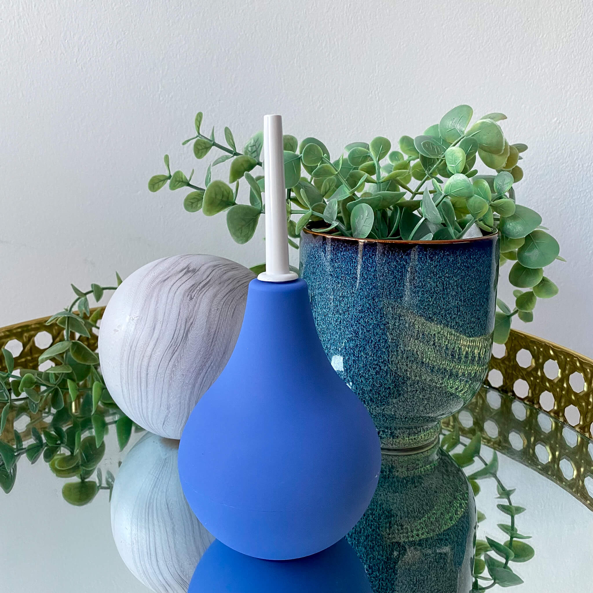 Blue Rectal Anal Douche - 4Play Essentials