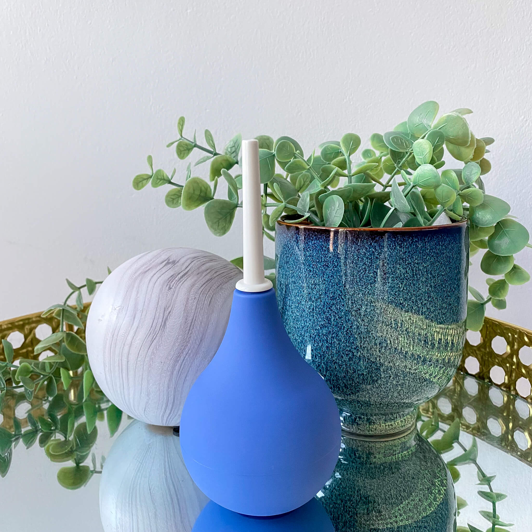 Blue Rectal Anal Douche - 4Play Essentials